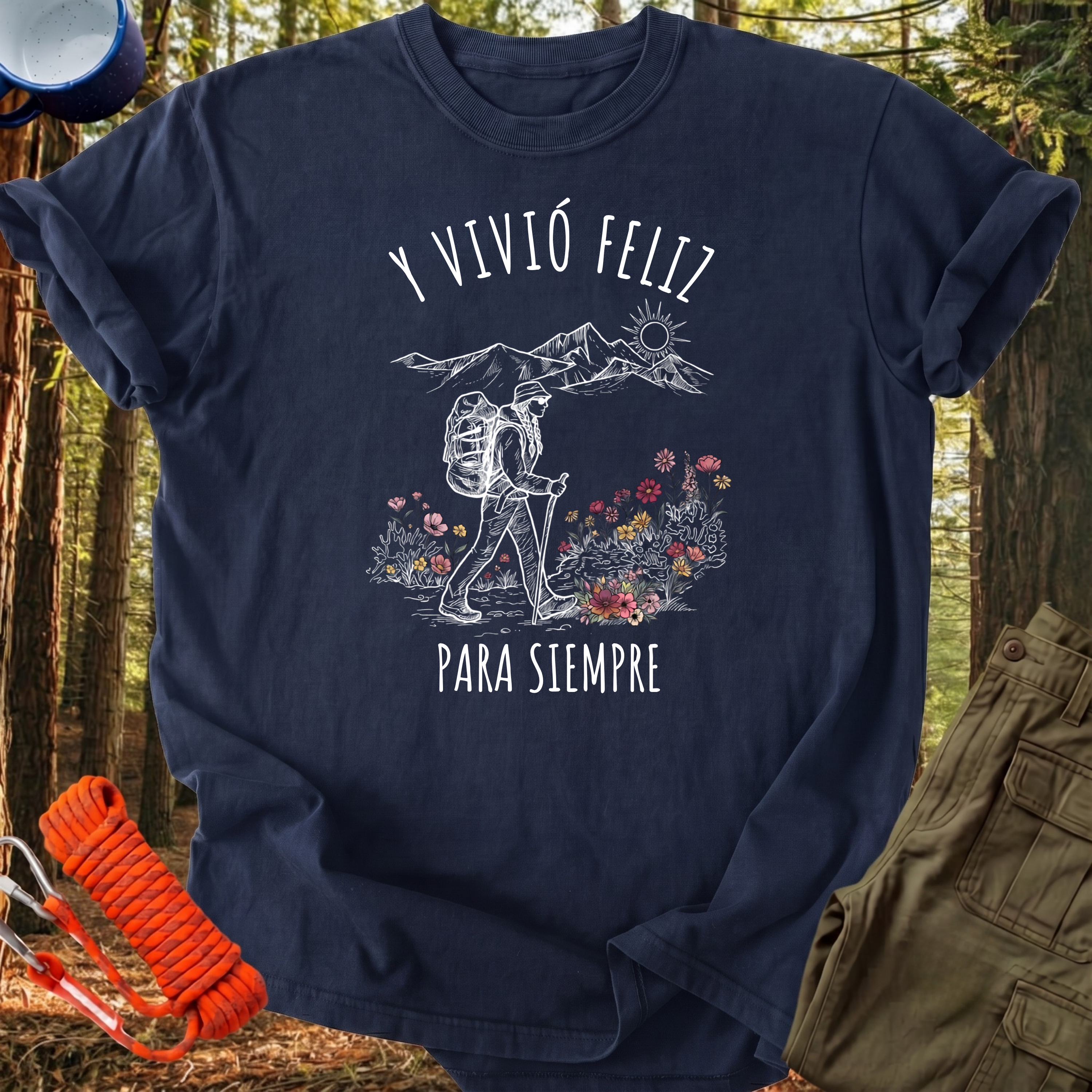 Camiseta Y Vivió Feliz