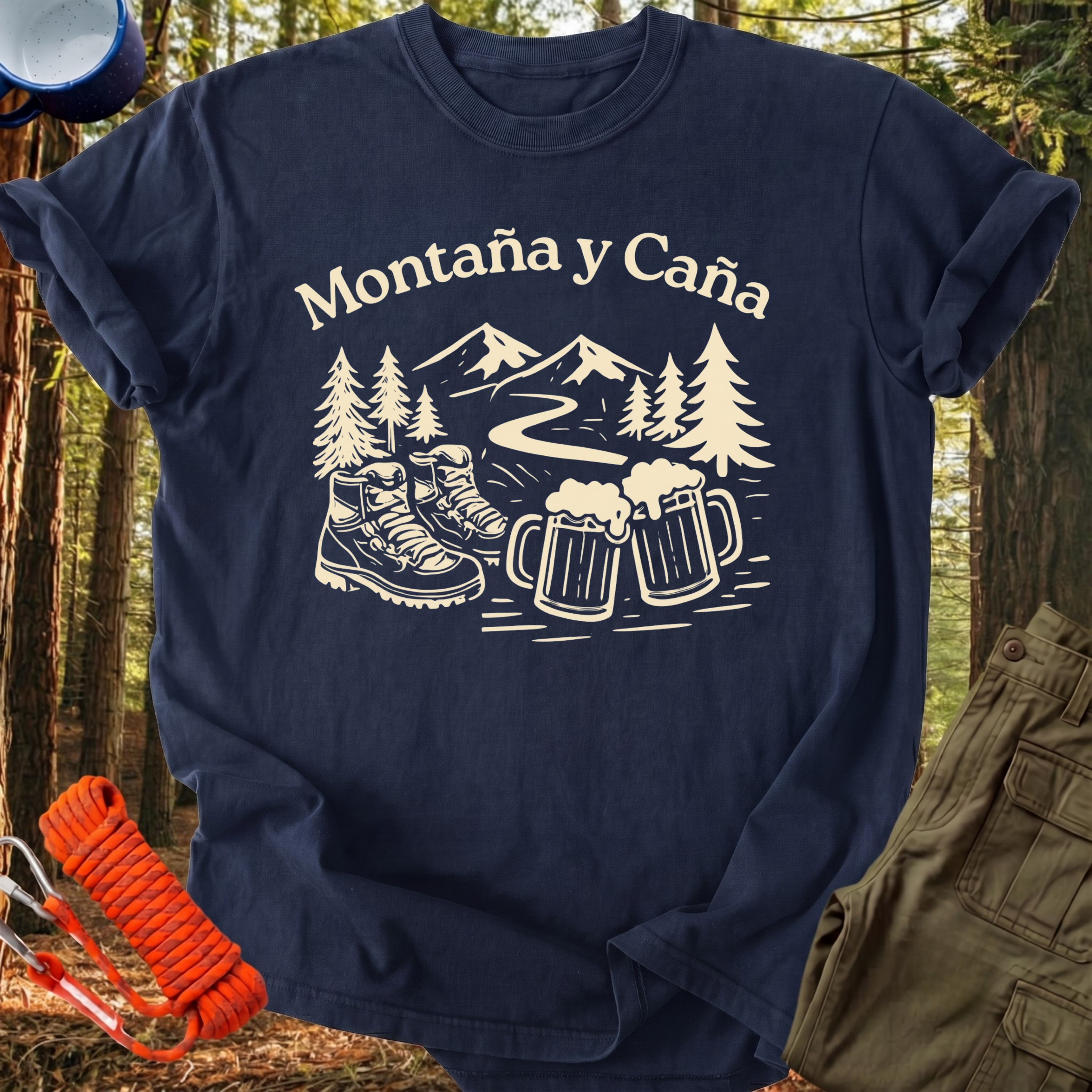 Camiseta Montaña y Caña