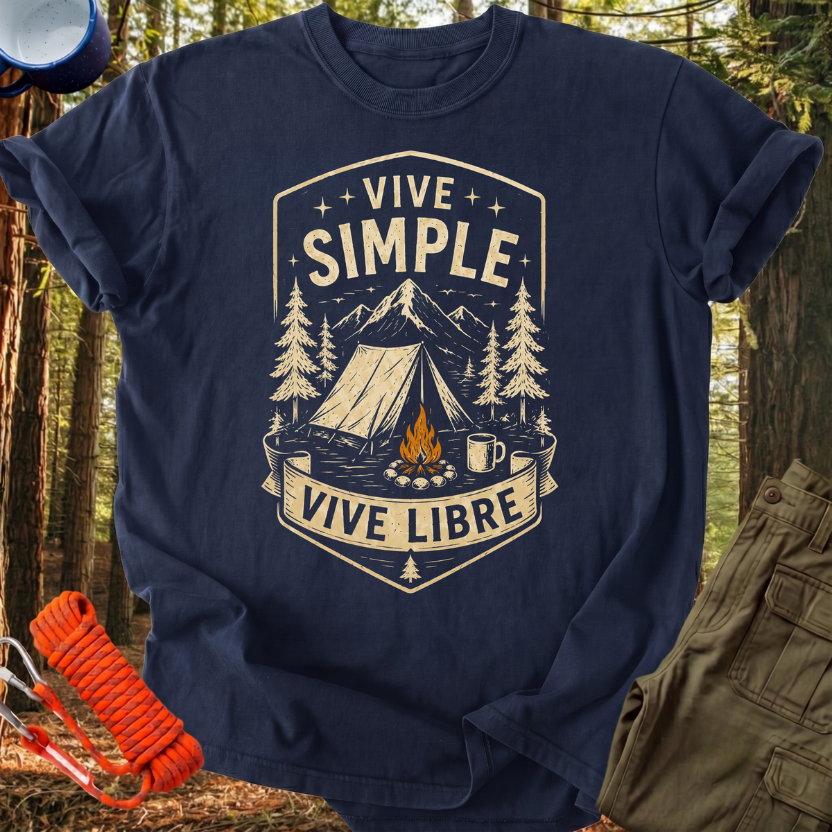 Camiseta Vive Simple