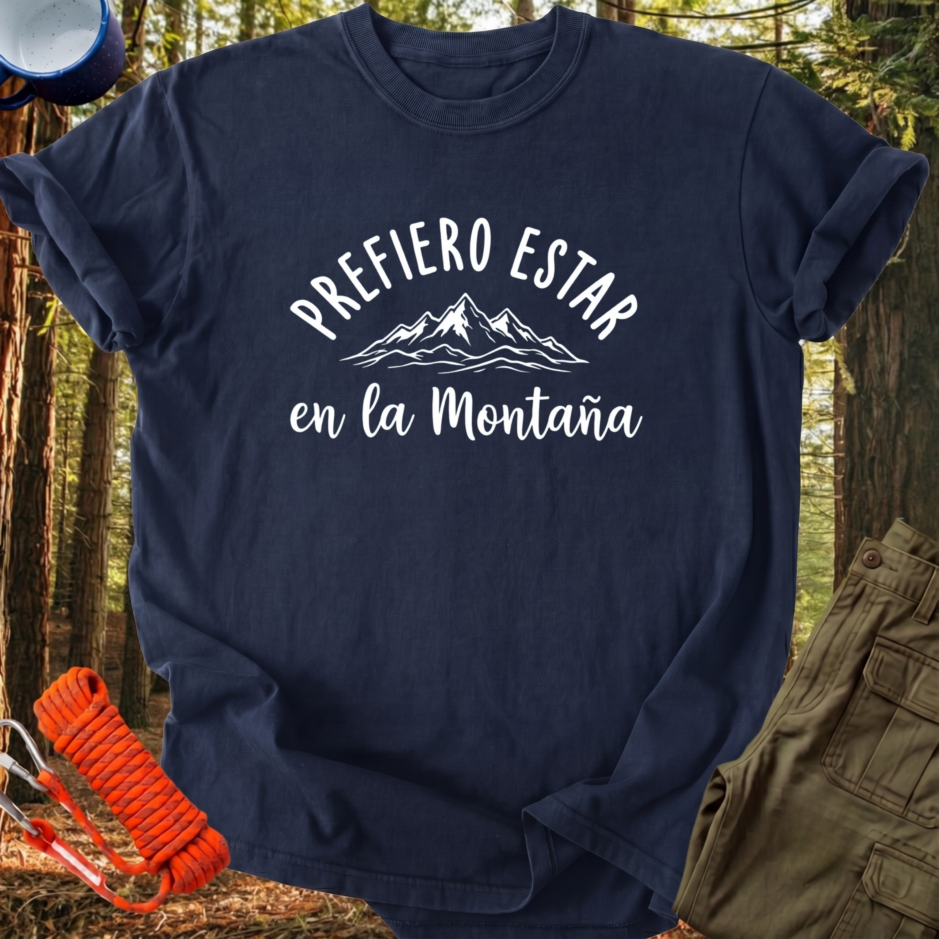 Camiseta Prefiero Estar en la Montaña