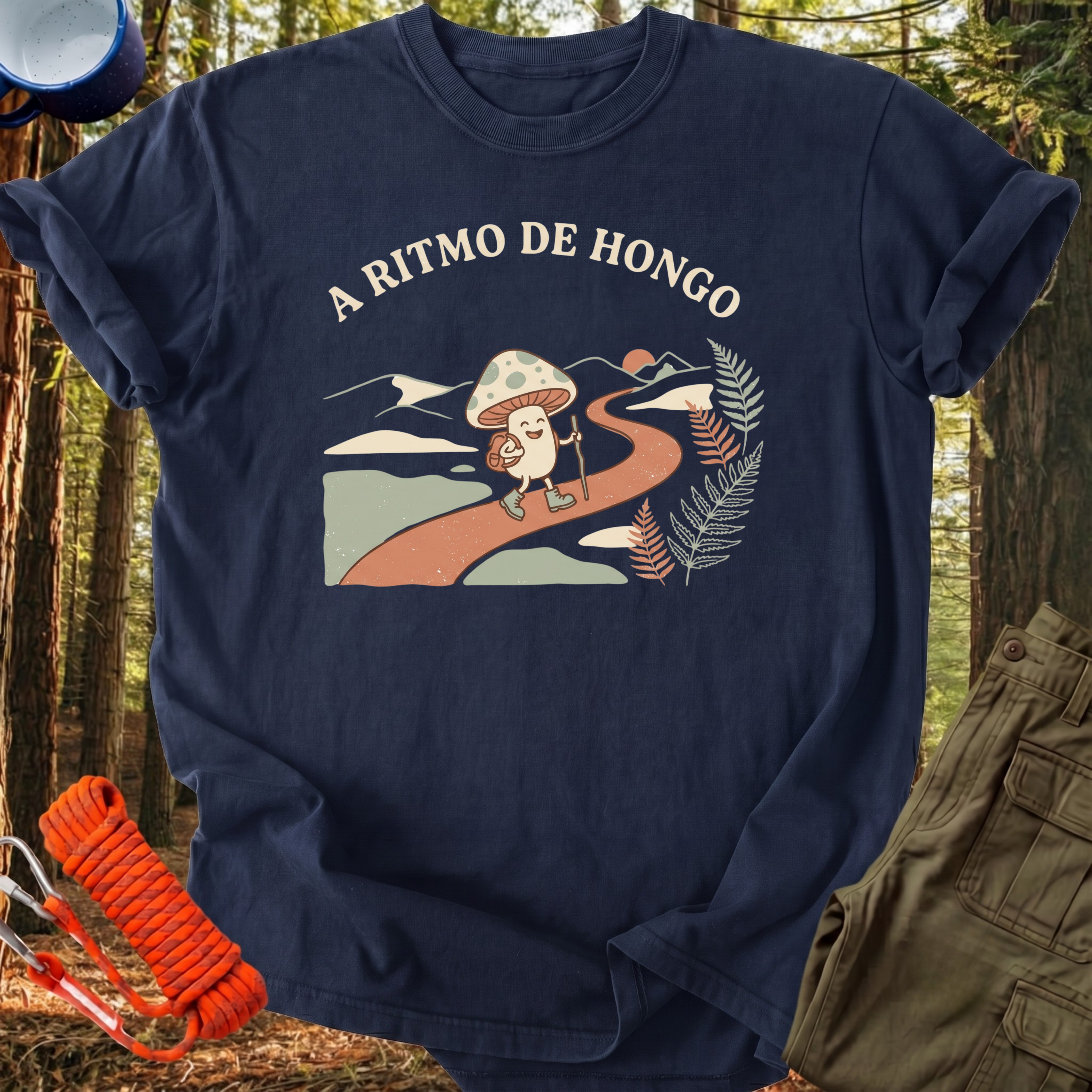 Camiseta Ritmo de Hongo
