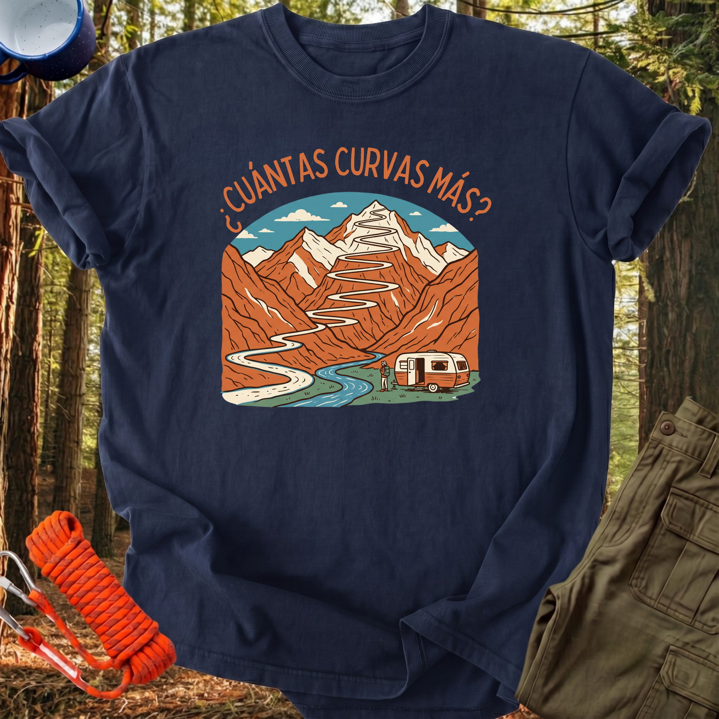 Camiseta ¿Cuántas Curvas Más?