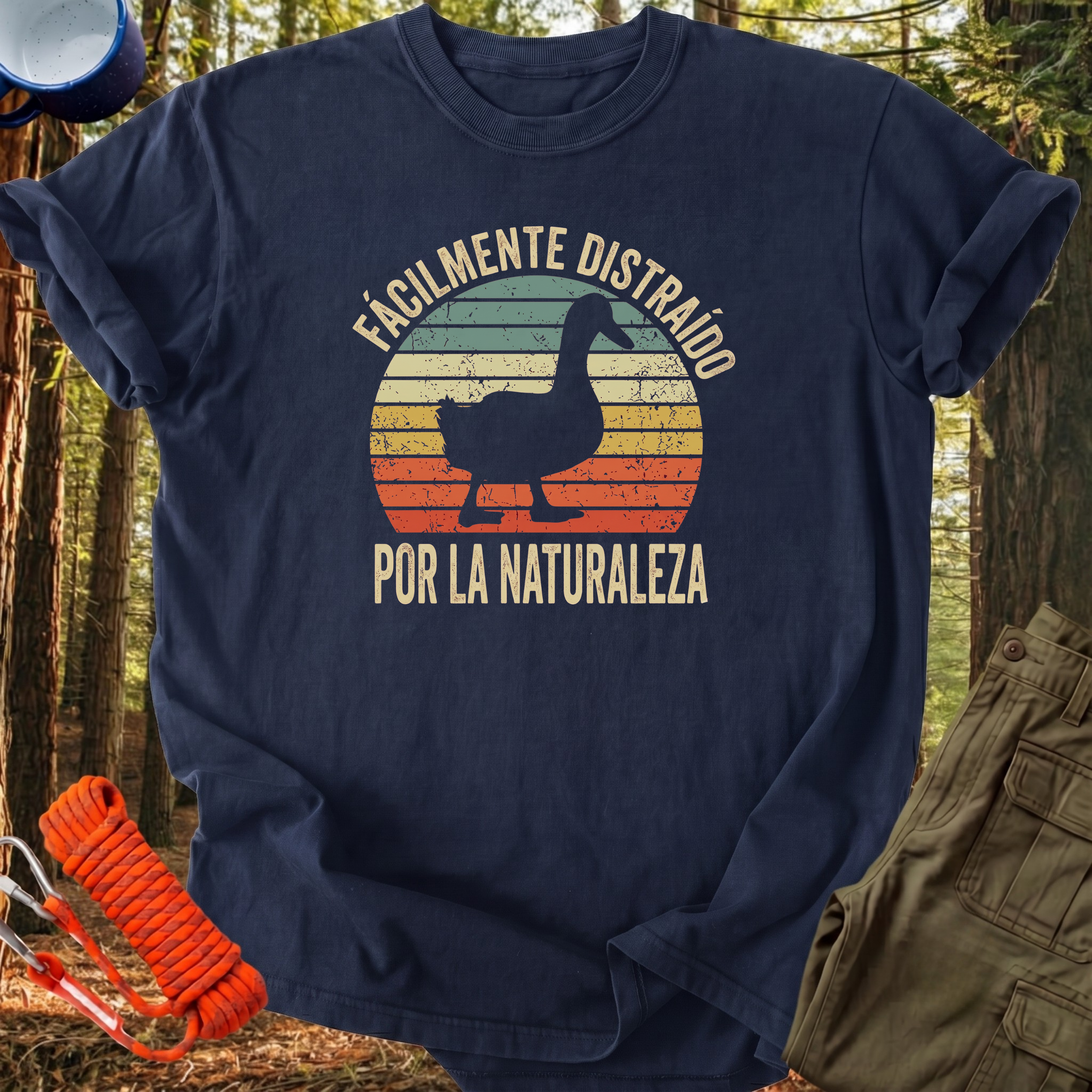 Camiseta Fácilmente Distraído