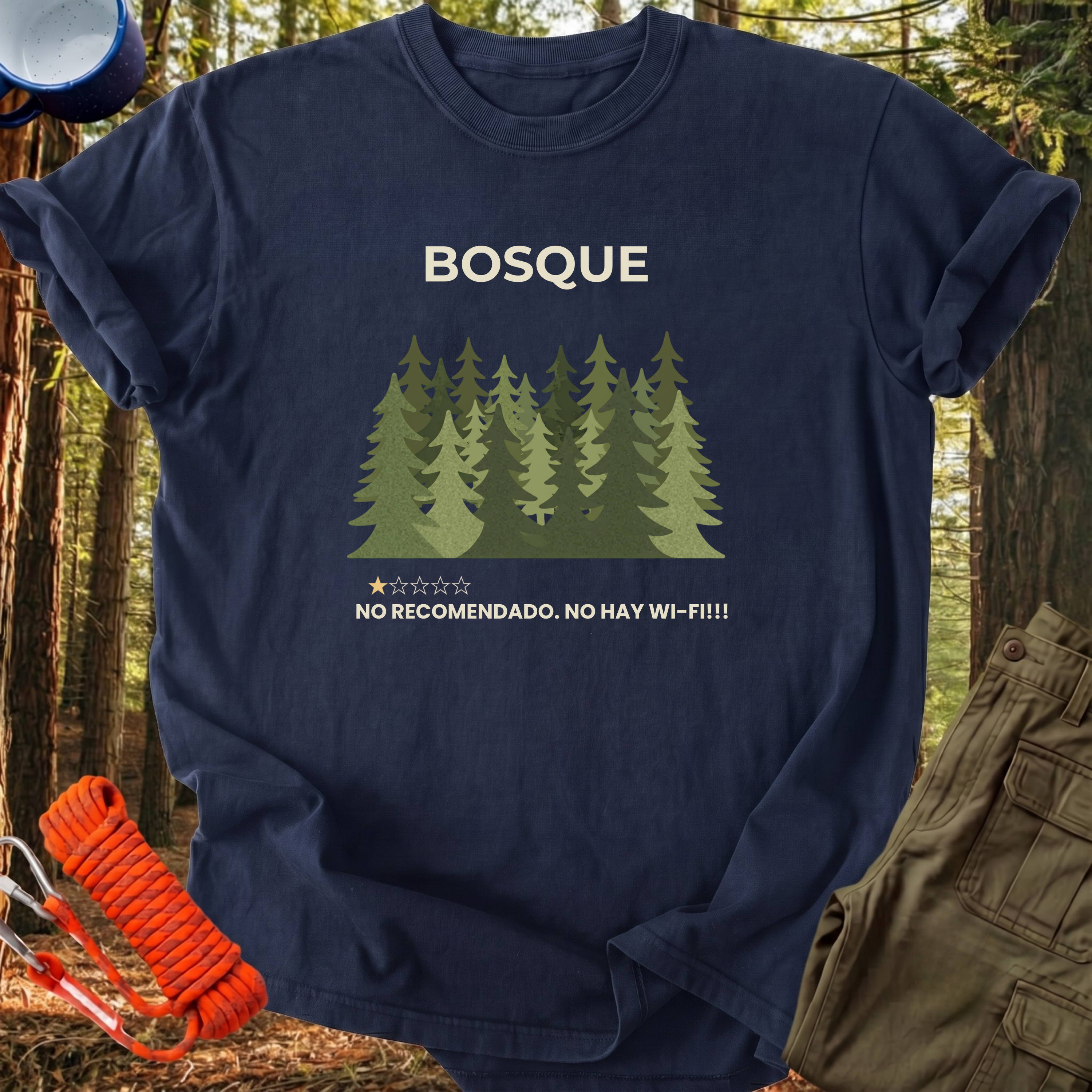Camiseta Bosque No Recomendado