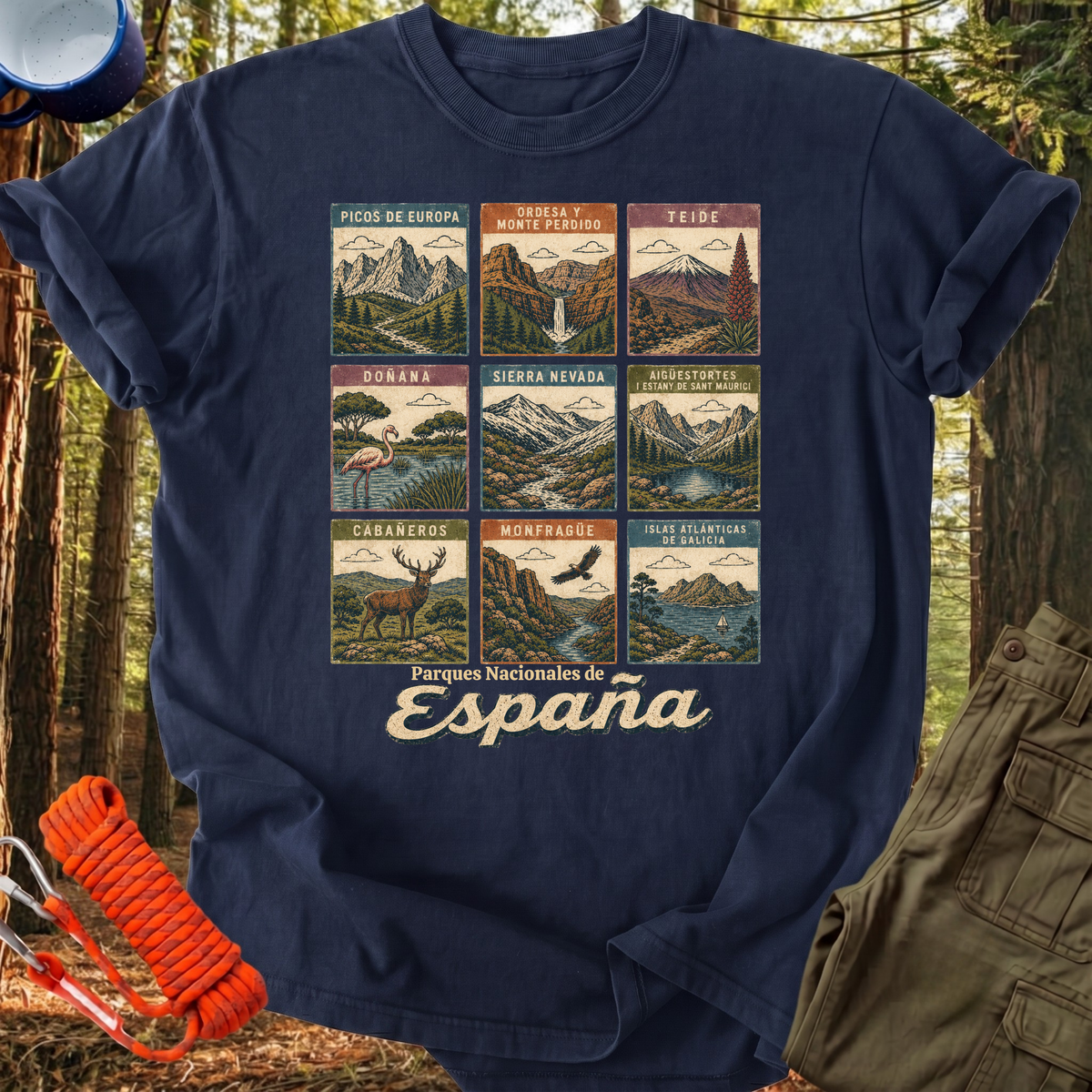 Camiseta Parques de España