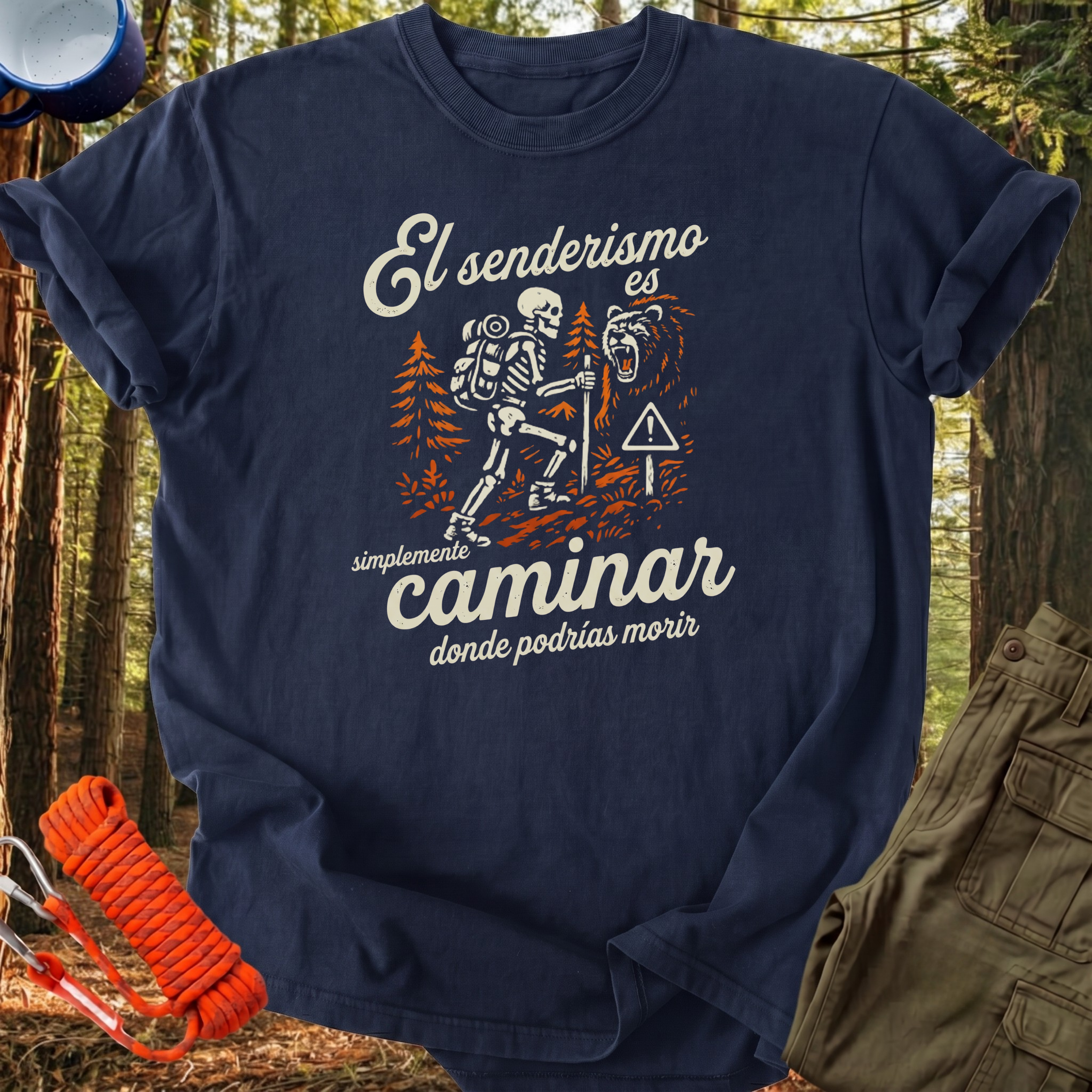 Camiseta El Senderismo Es