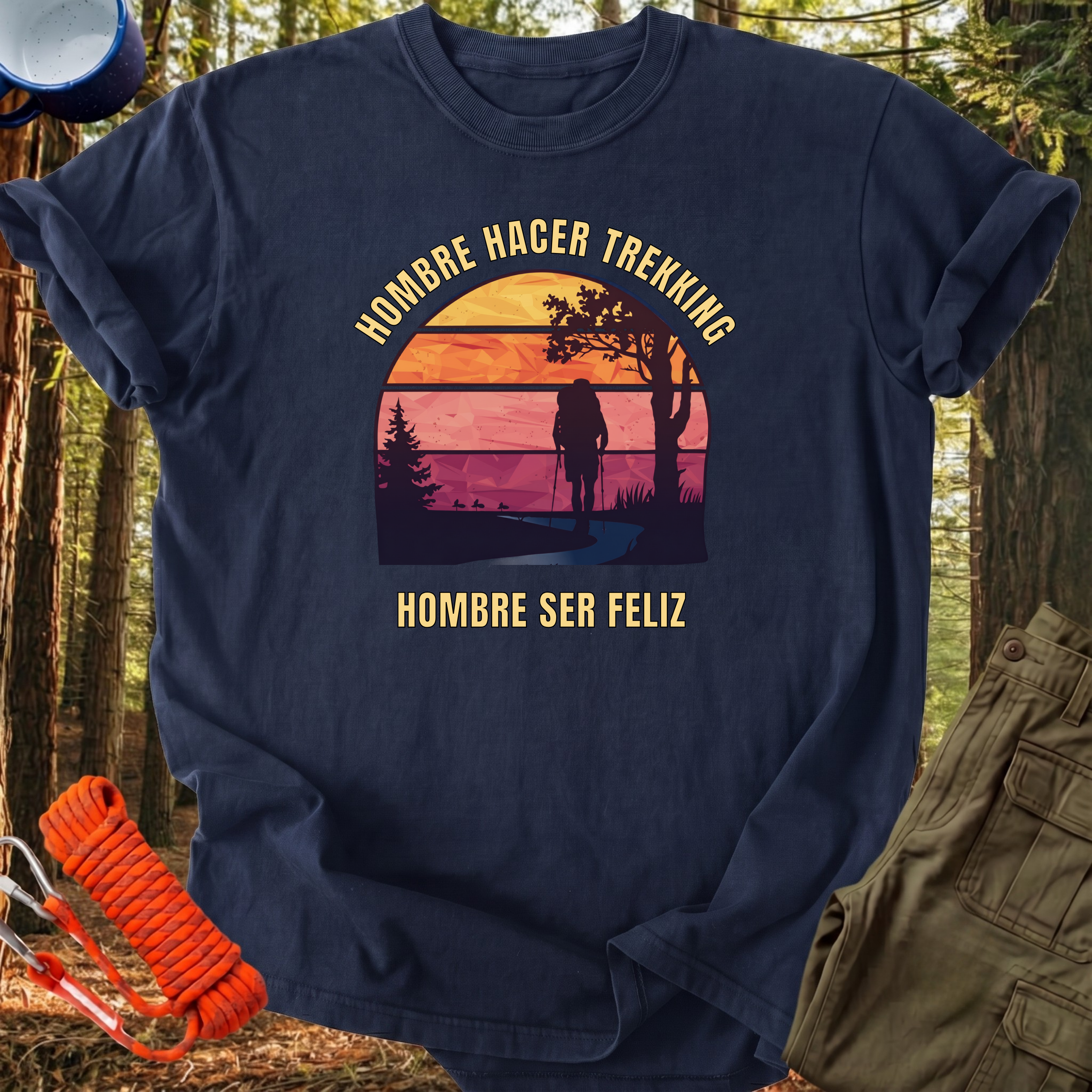 Camiseta Hombre Ser Feliz
