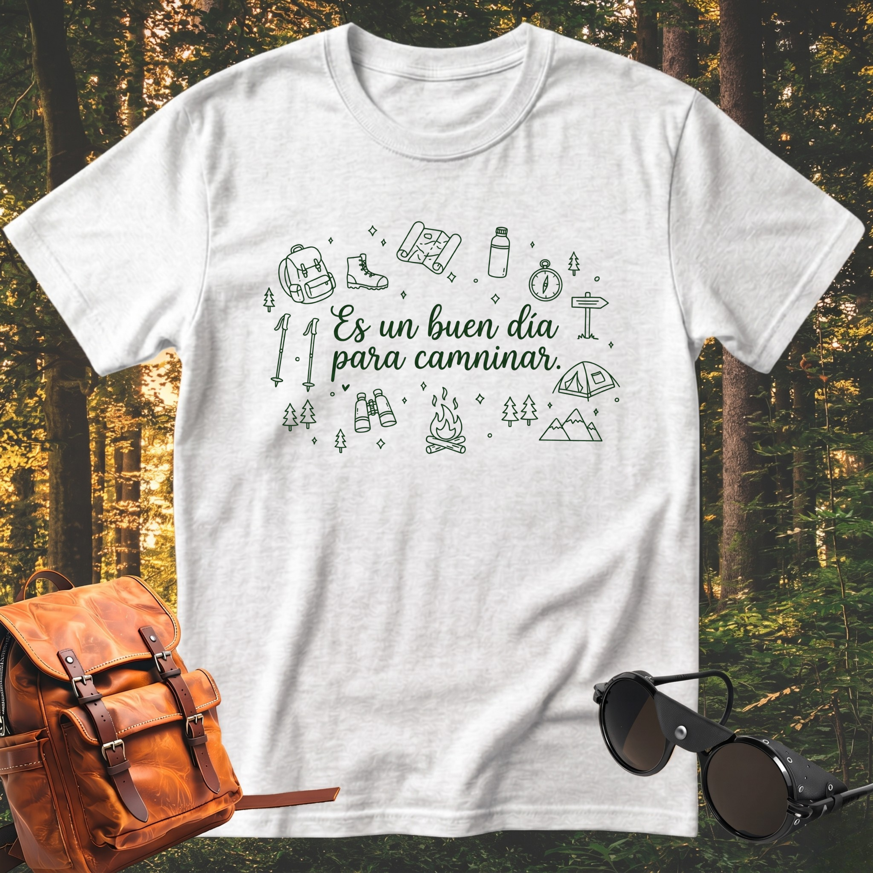 Camiseta Es un Buen dia Para Caminar