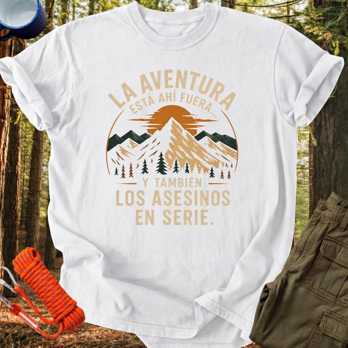 Camiseta La Aventura está Ahí Fuera