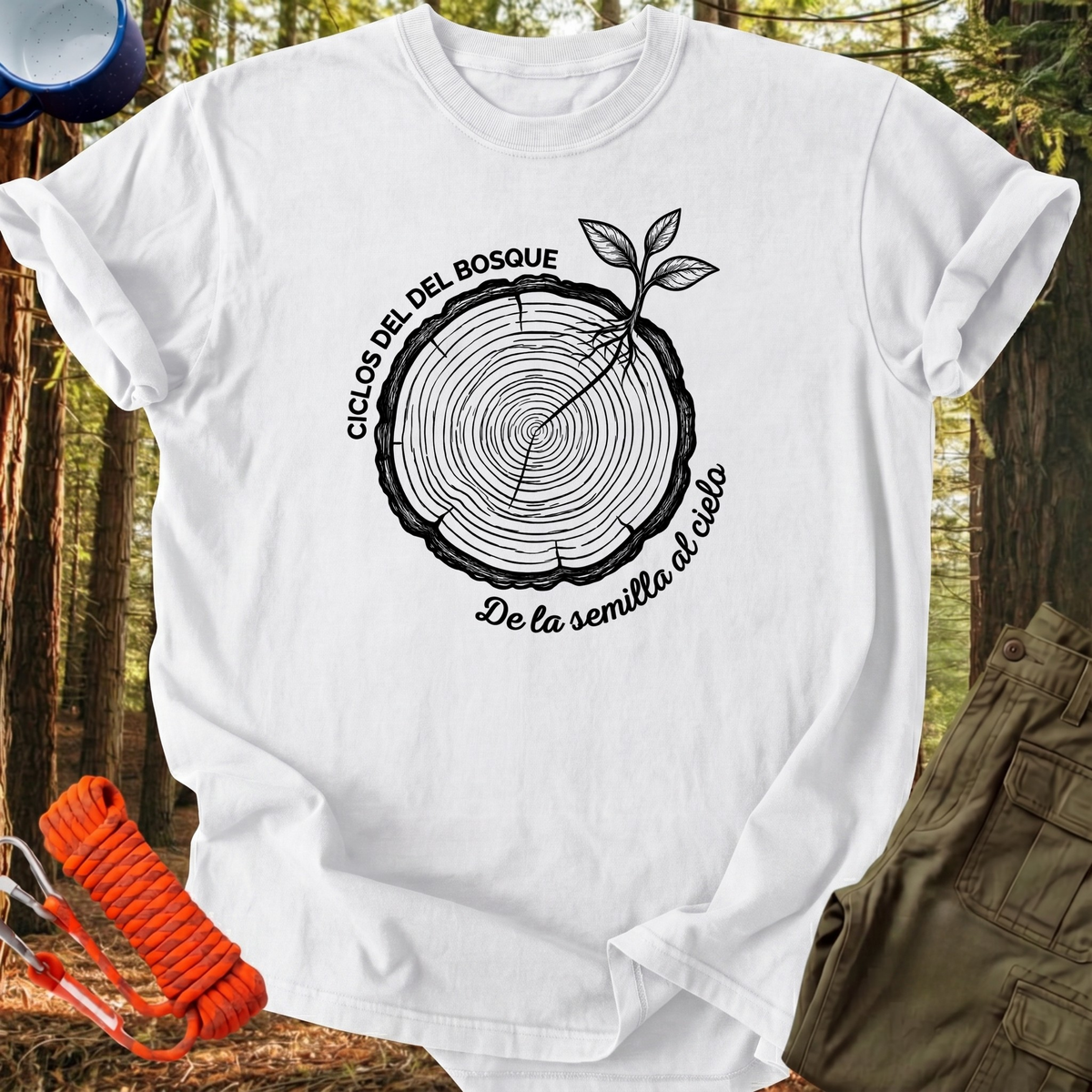 Camiseta De la Semilla Al Bosque