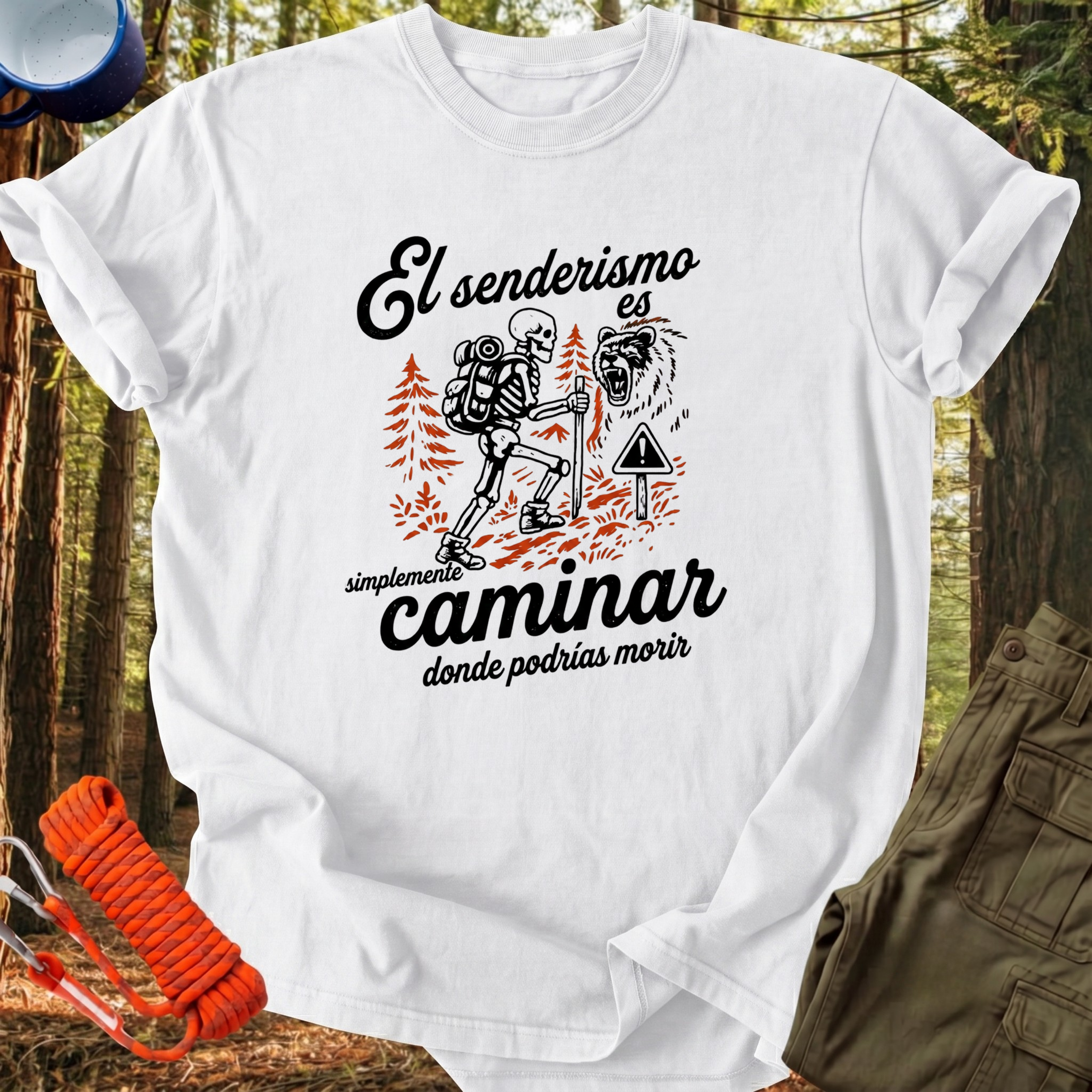 Camiseta El Senderismo Es
