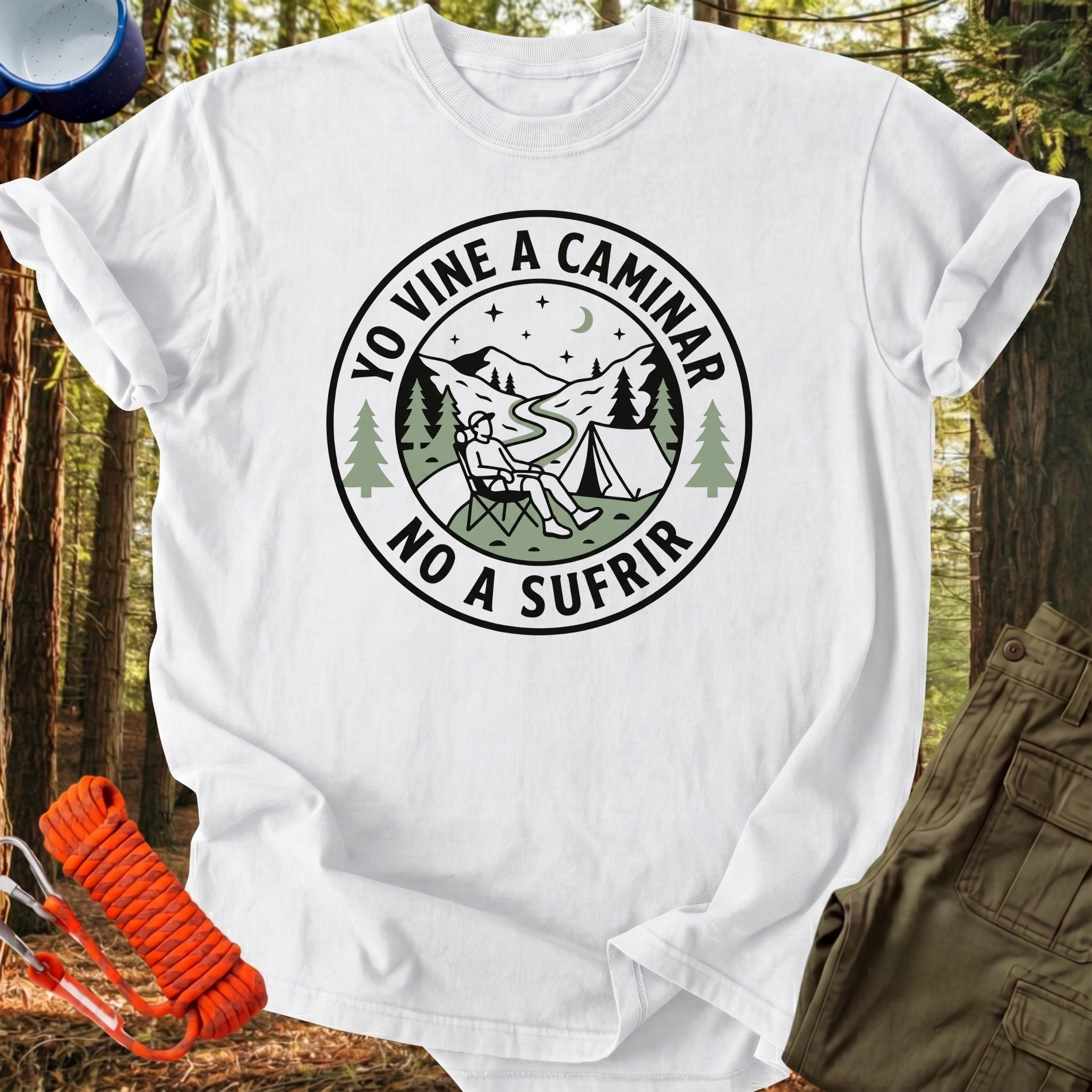 Camiseta Yo Vine a Caminar