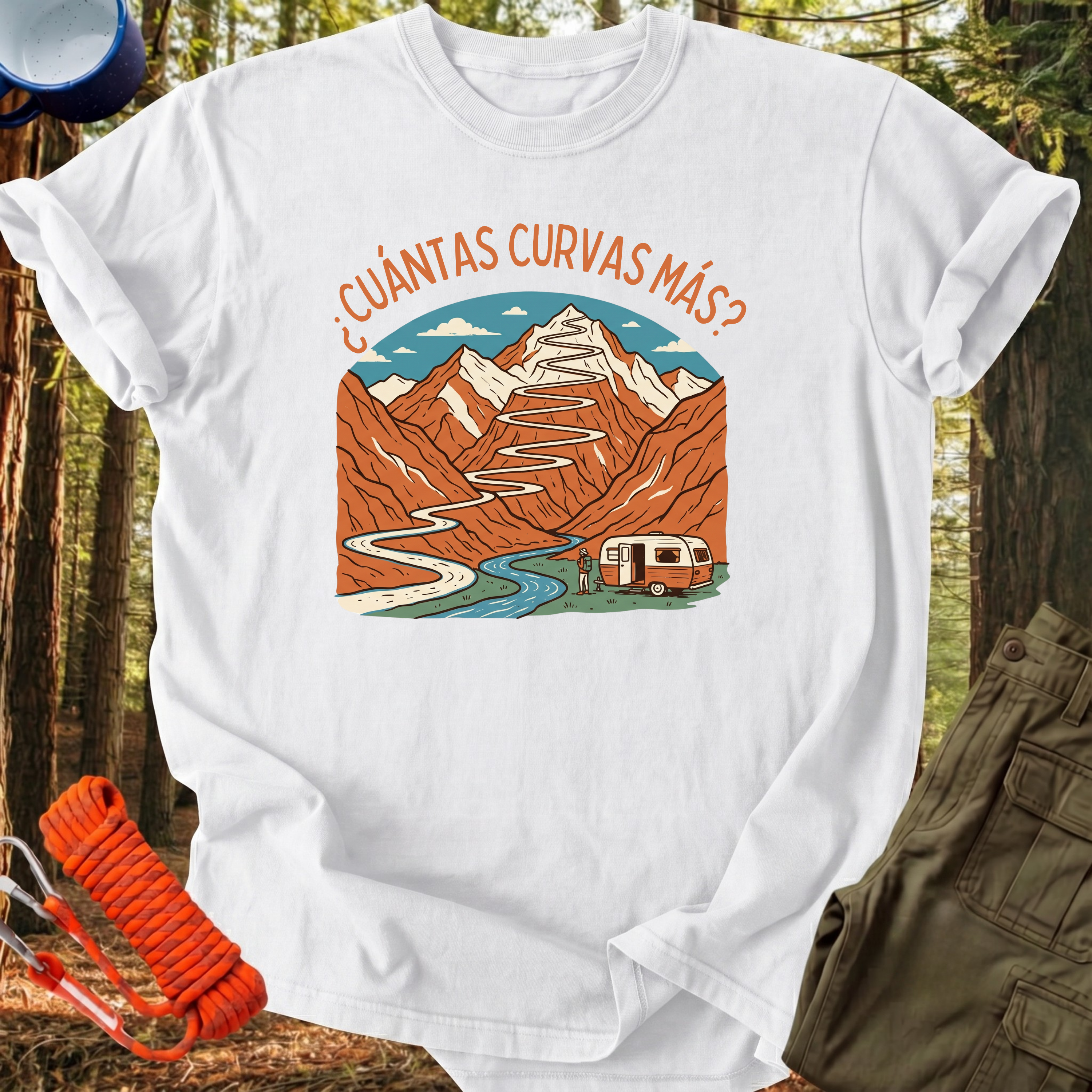 Camiseta ¿Cuántas Curvas Más?