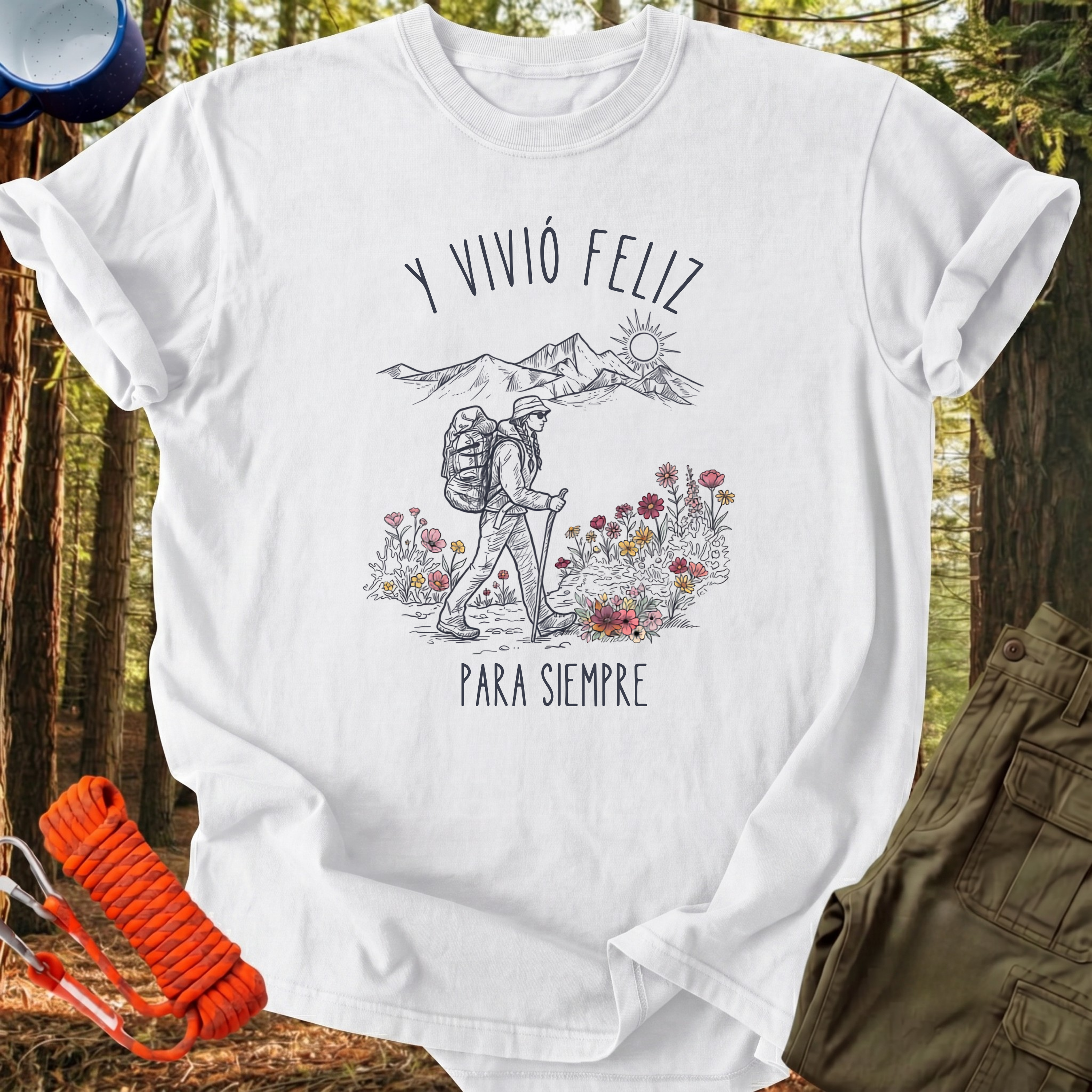 Camiseta Y Vivió Feliz