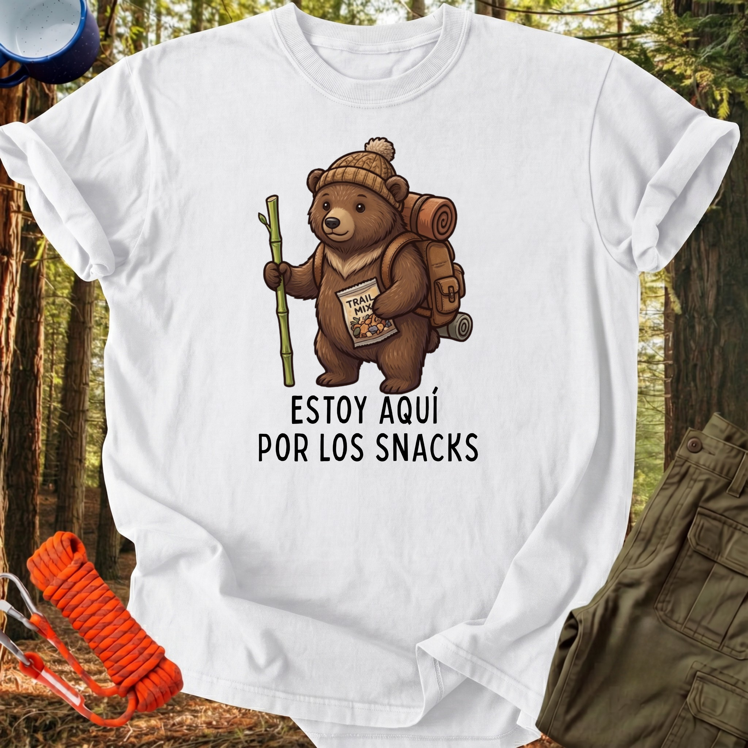 Camiseta Estoy Aquí por los Snacks