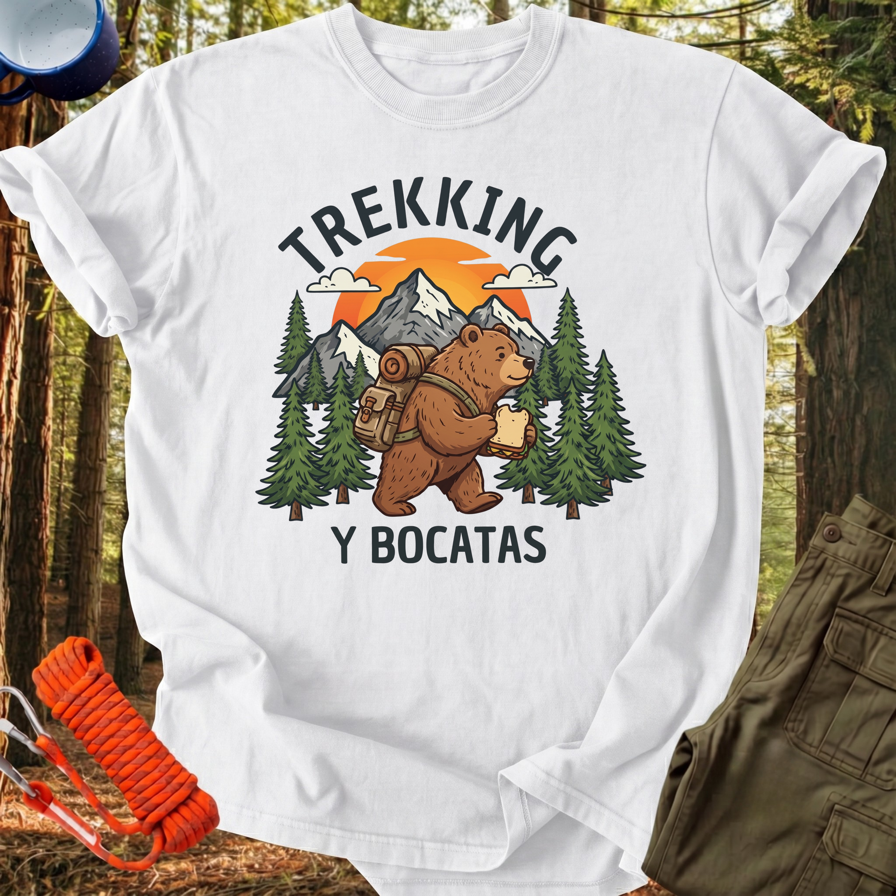 Camiseta Trekking y Bocatas