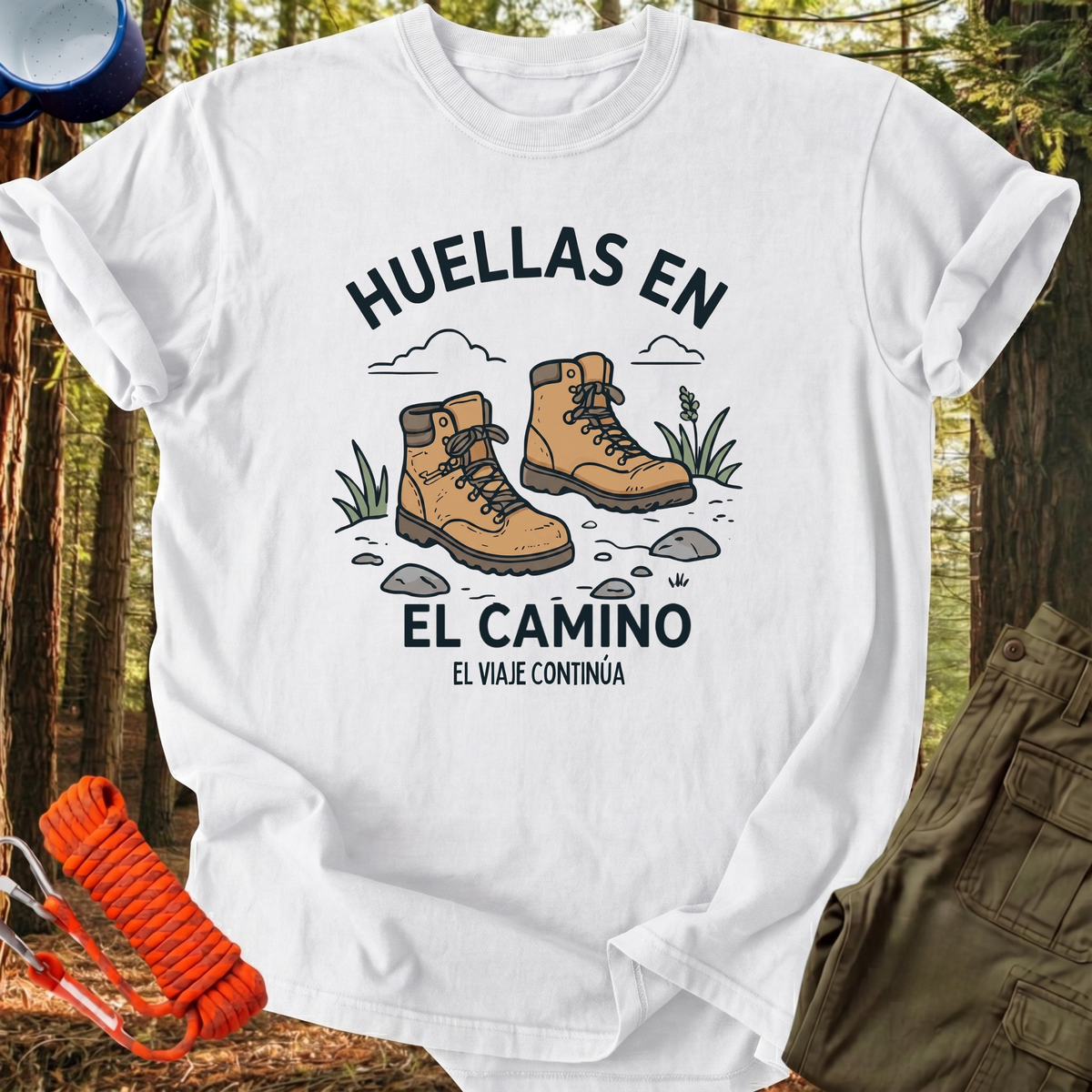 Camiseta Huellas
