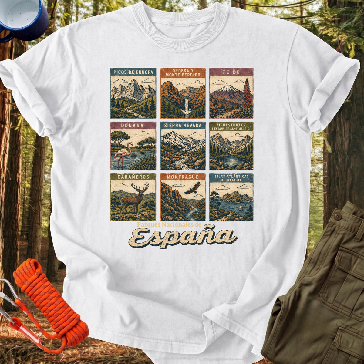 Camiseta Parques de España