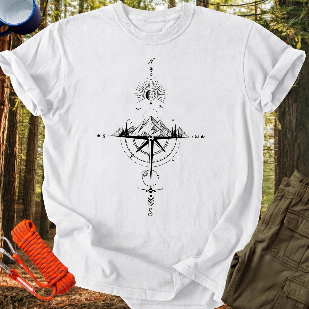 Camiseta Coordenadas