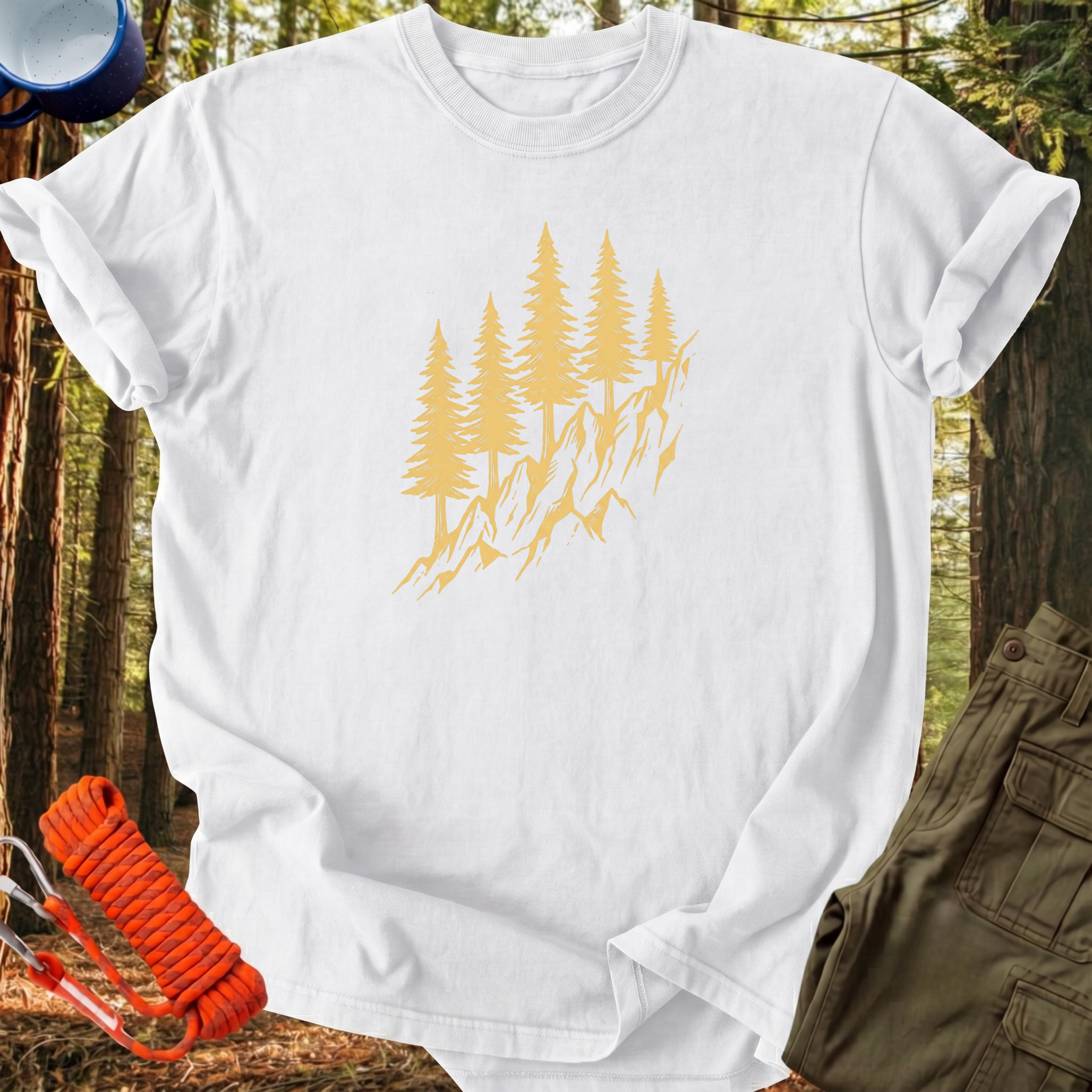 Camisetas Pinos Dorados