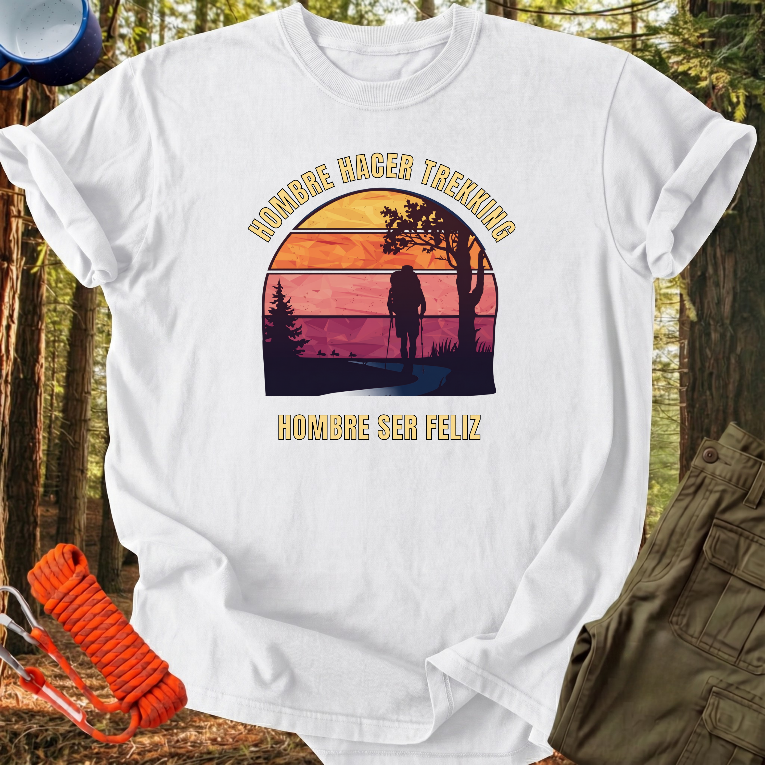 Camiseta Hombre Ser Feliz