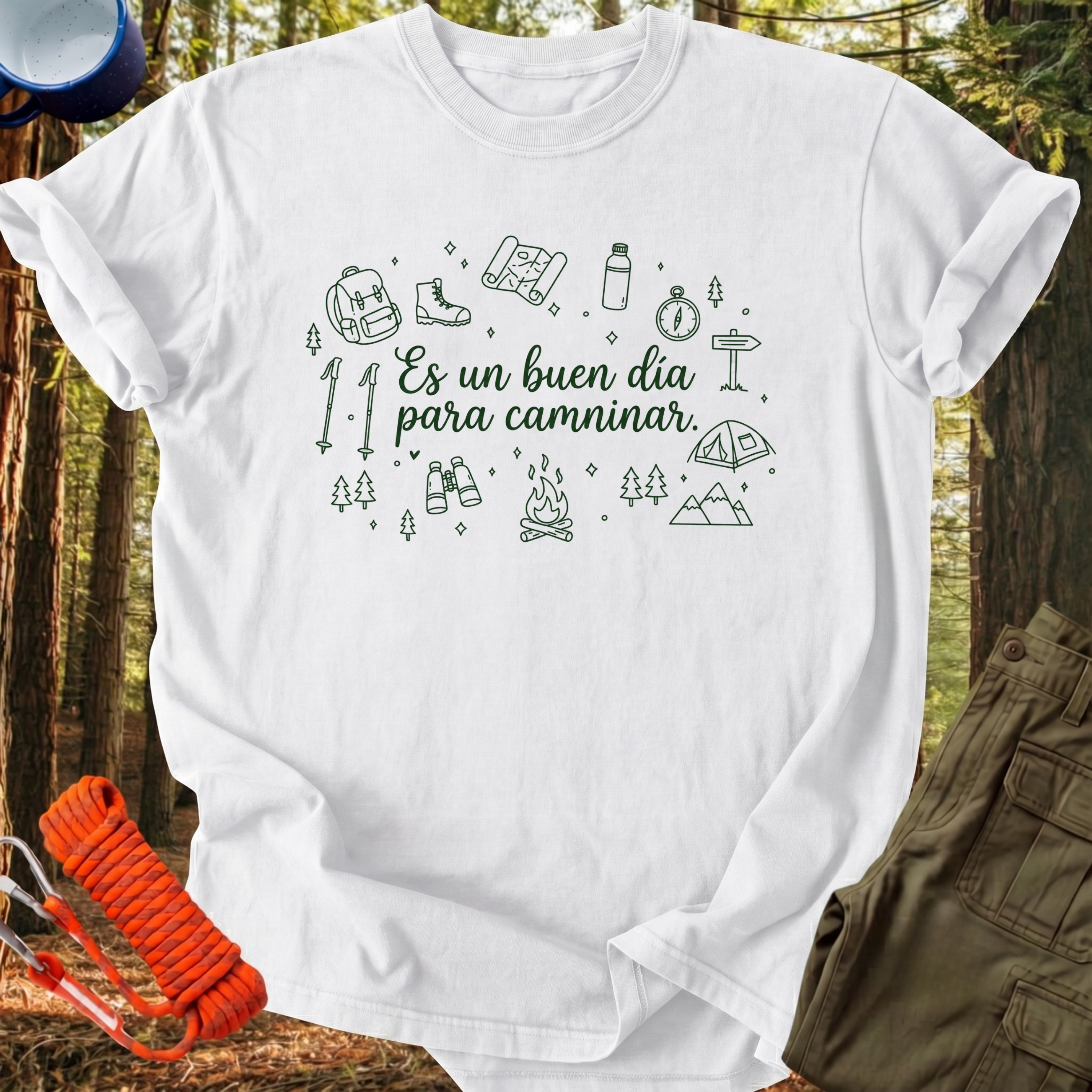 Camiseta Es un Buen dia Para Caminar