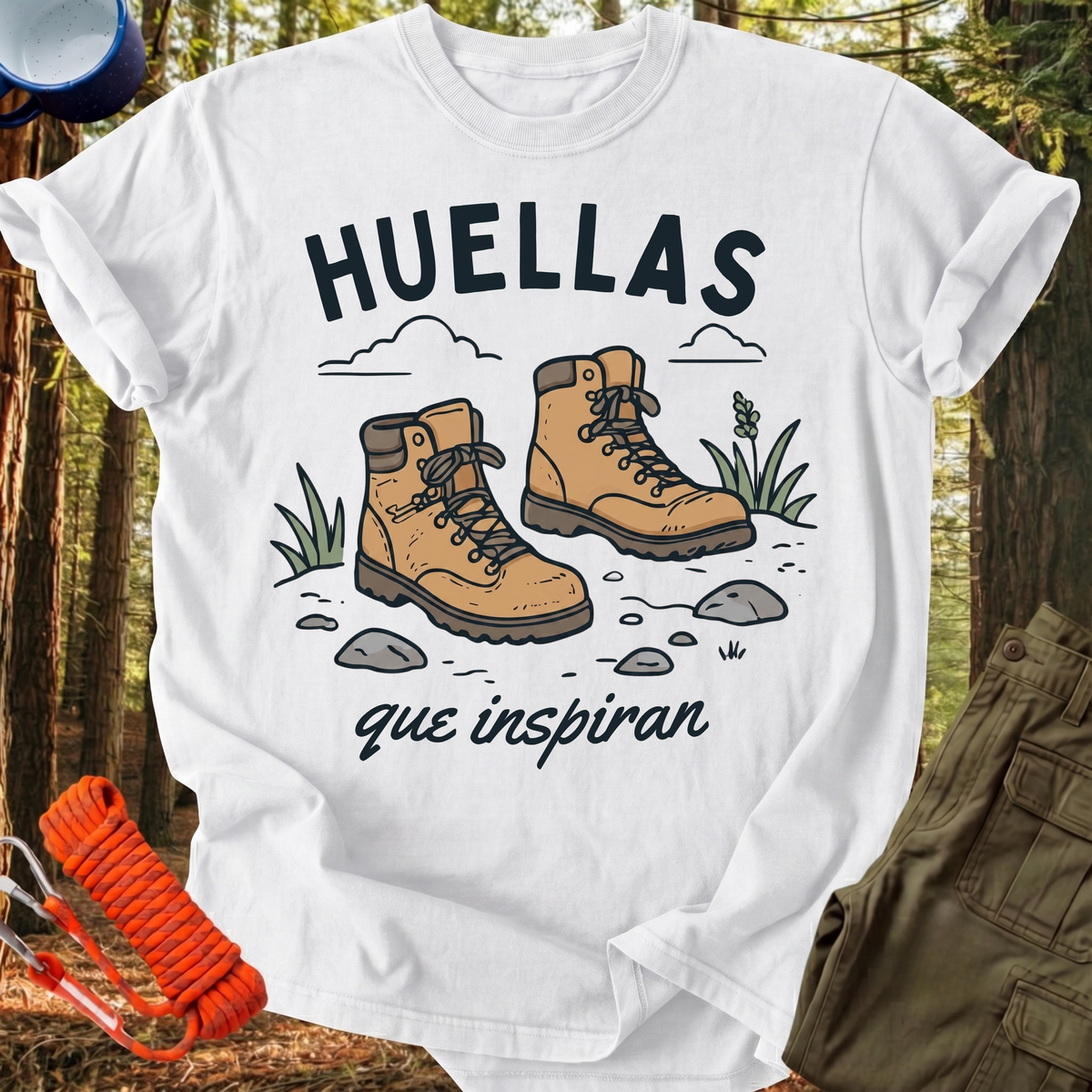Camiseta Huellas que Inspiran
