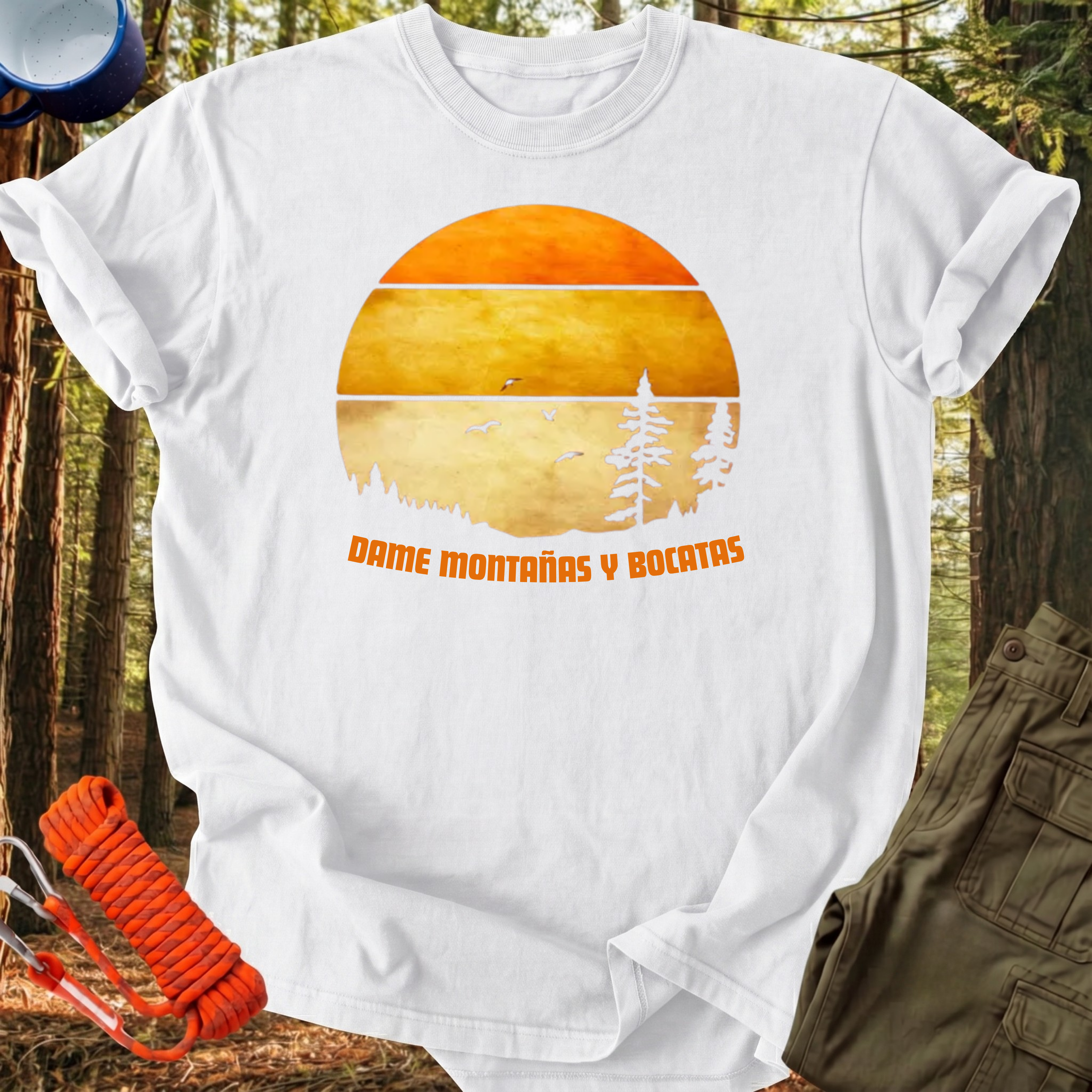Camiseta Dame Montaña y Bocatas