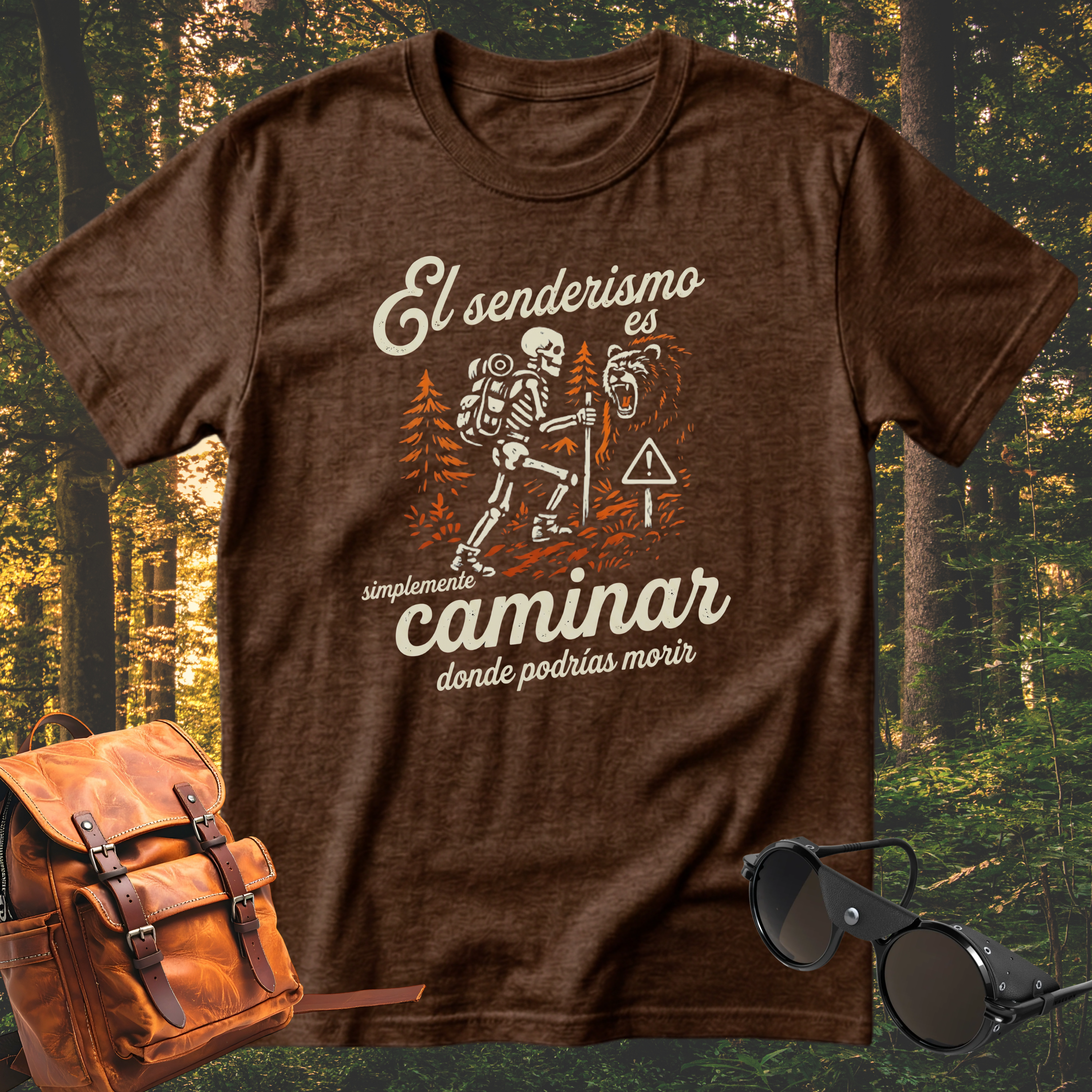 Camiseta El Senderismo Es