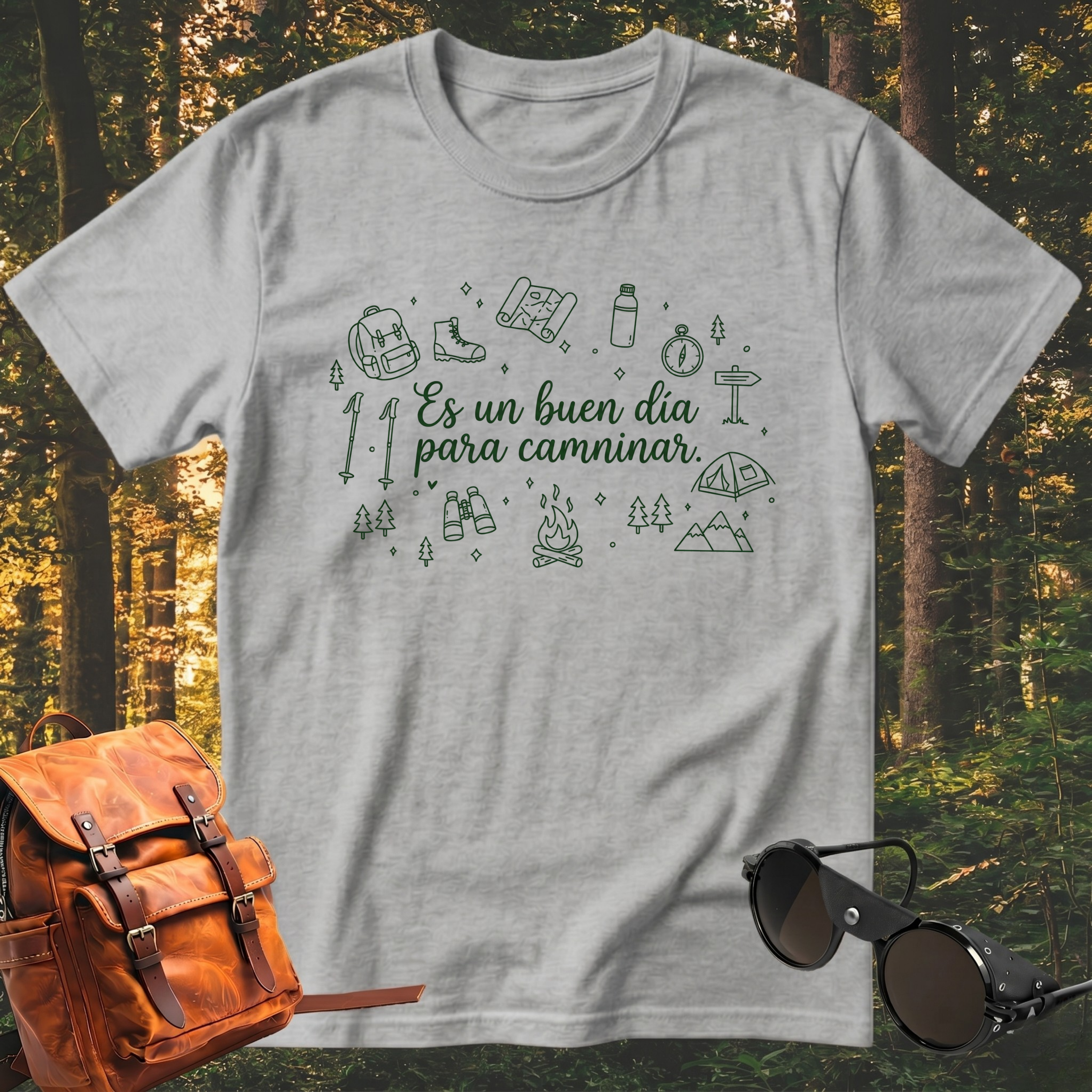 Camiseta Es un Buen dia Para Caminar