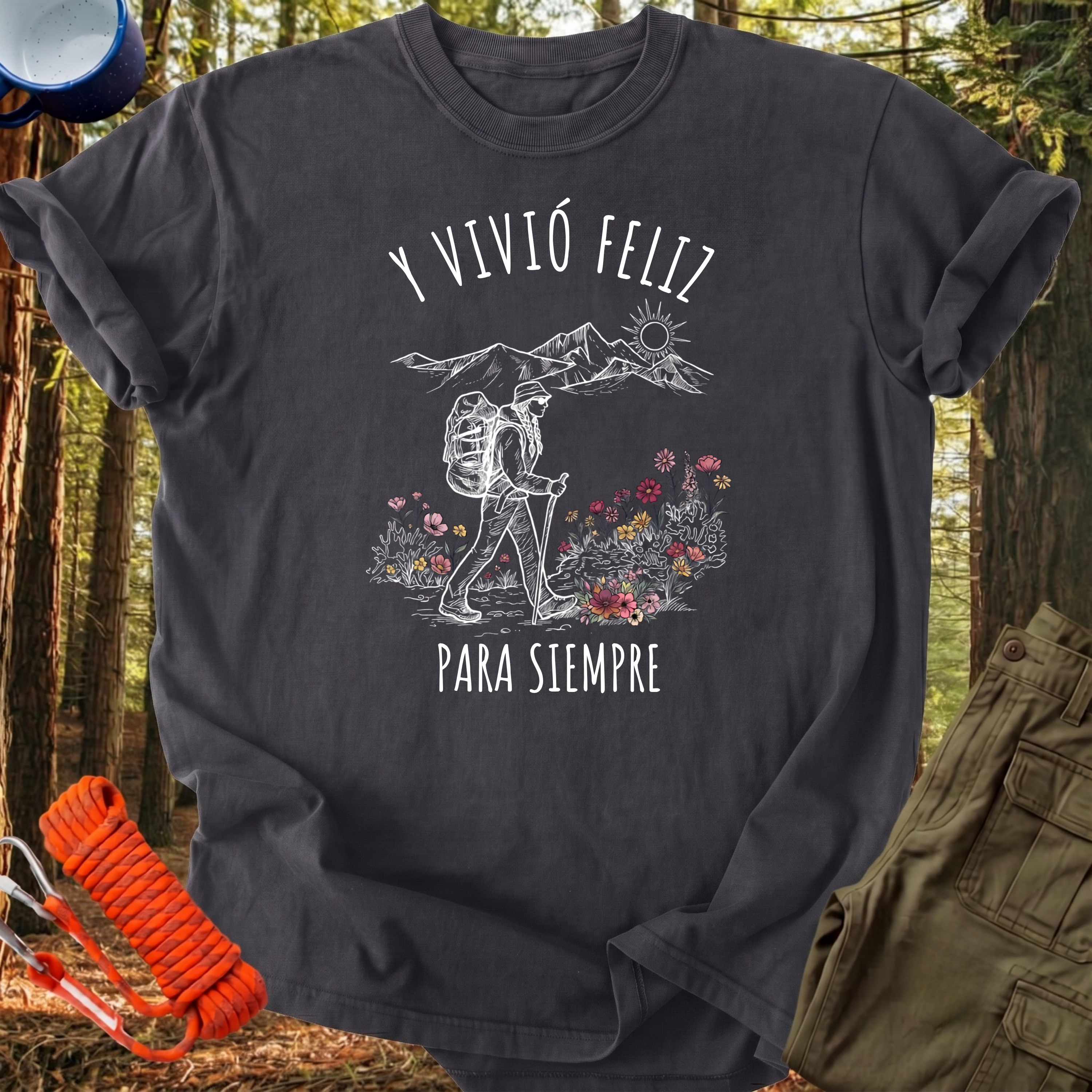 Camiseta Y Vivió Feliz