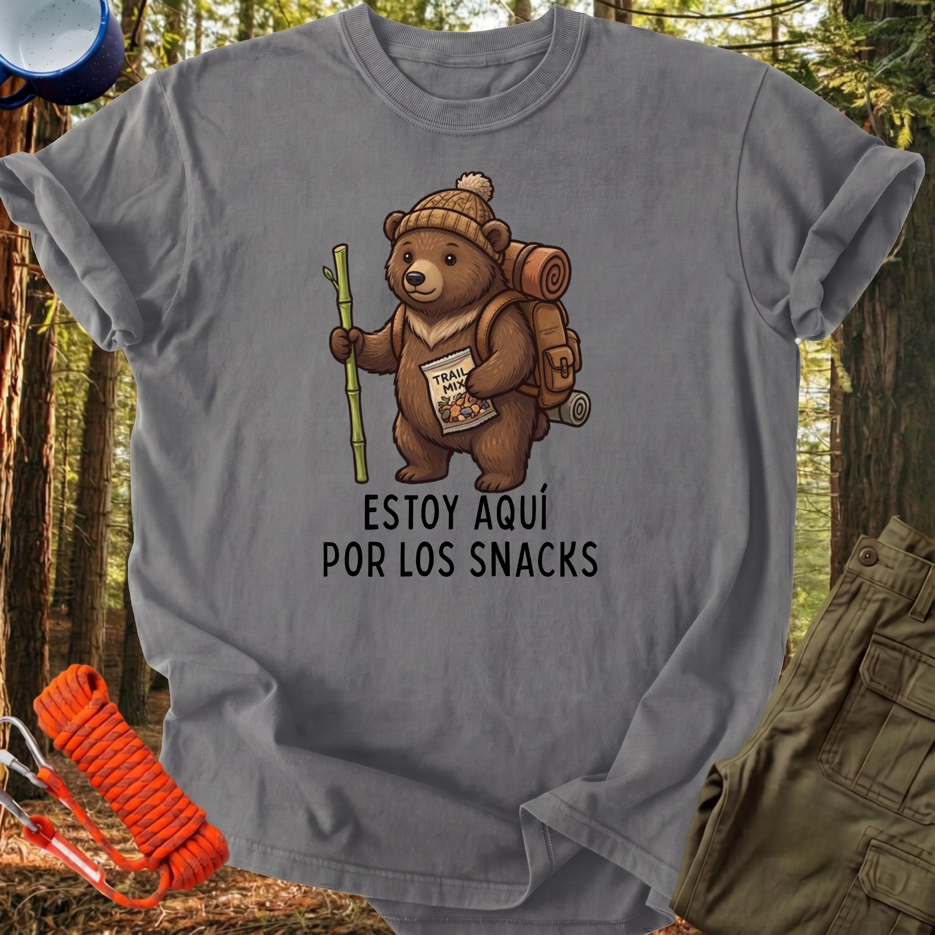 Camiseta Estoy Aquí por los Snacks