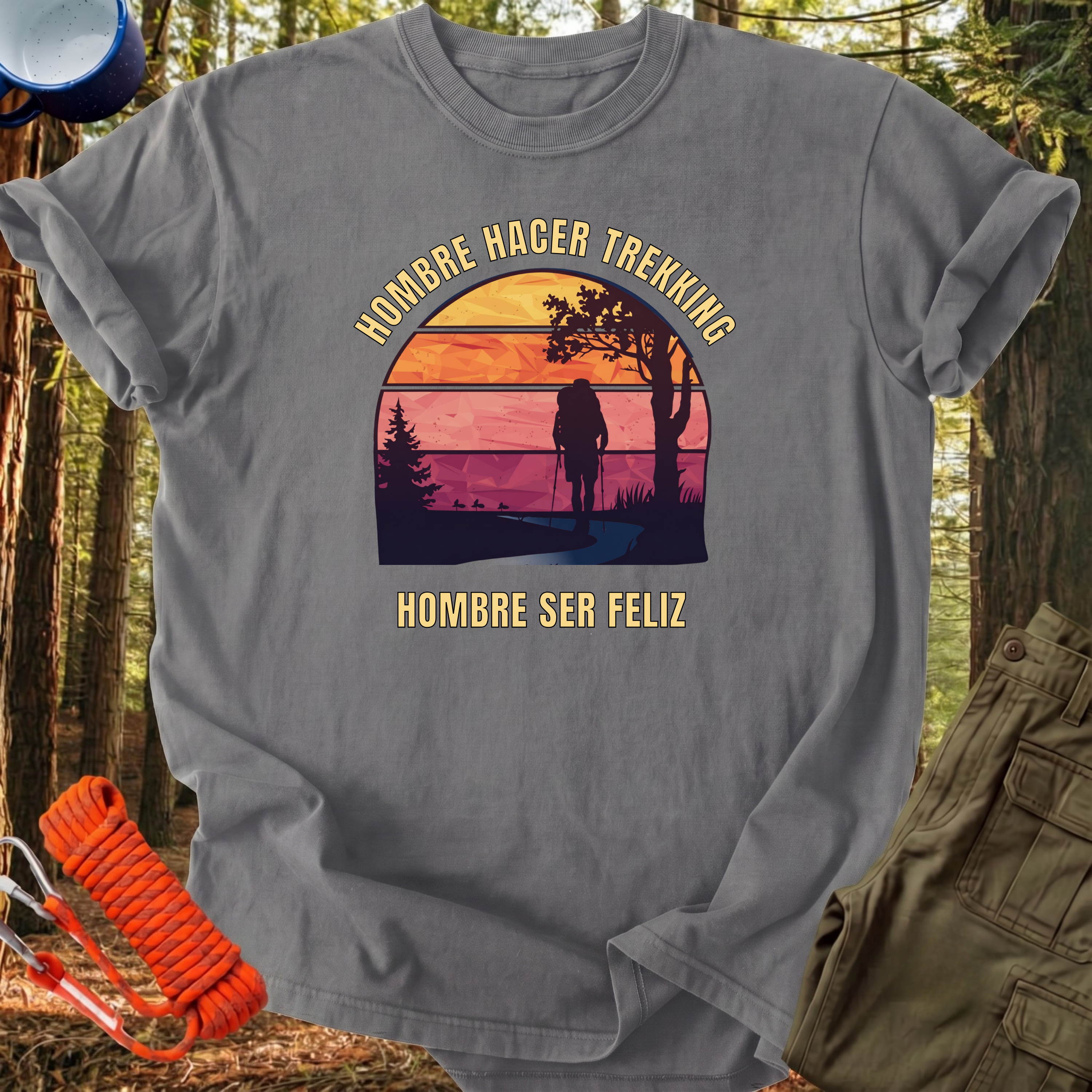 Camiseta Hombre Ser Feliz
