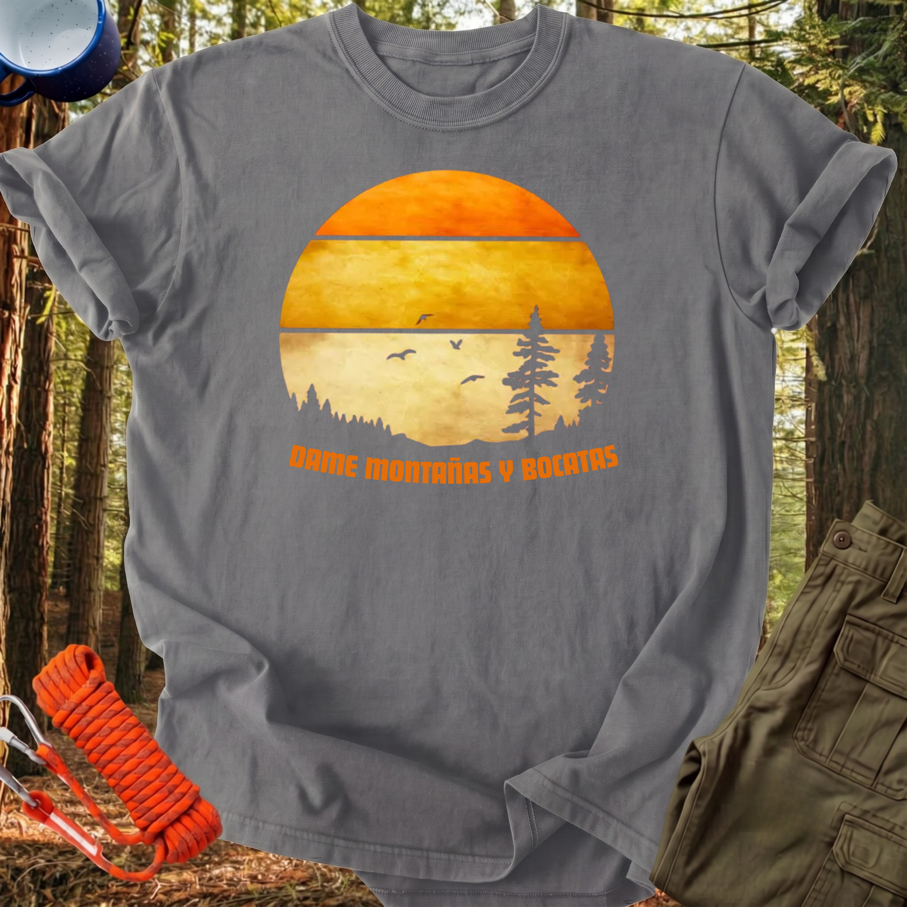 Camiseta Dame Montaña y Bocatas