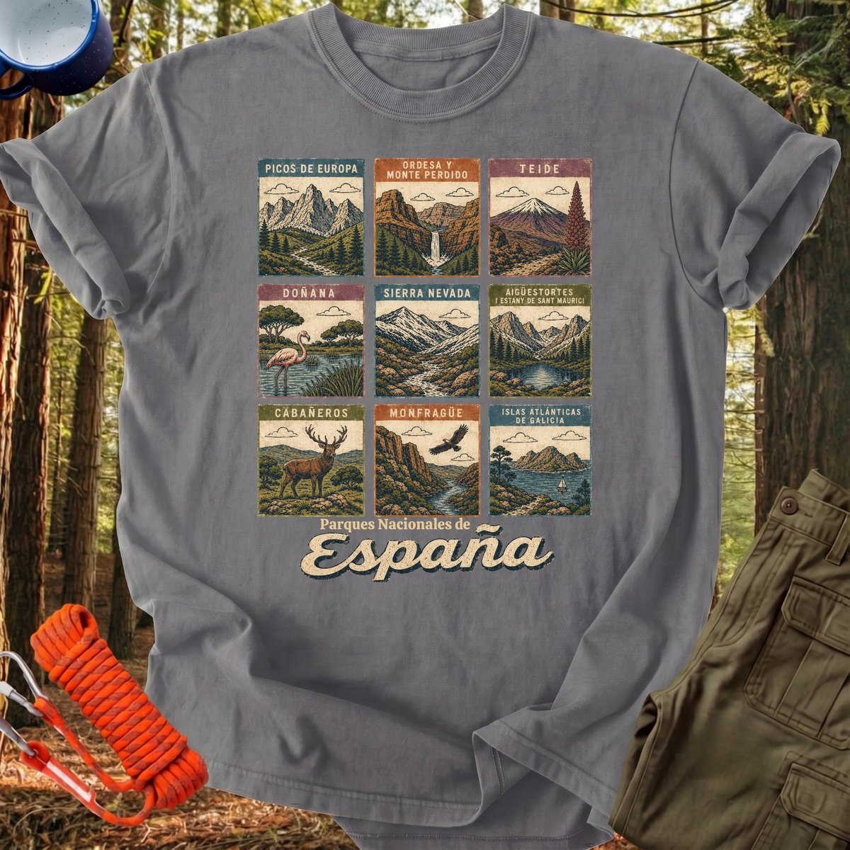 Camiseta Parques de España