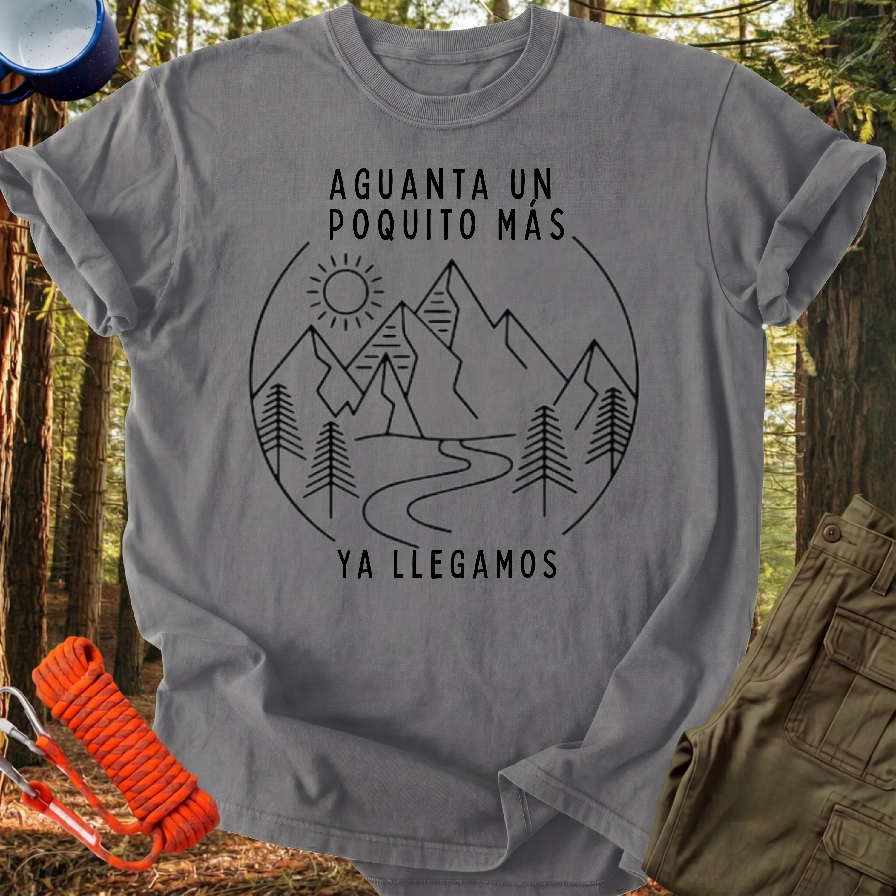Camiseta Aguanta un poquito más