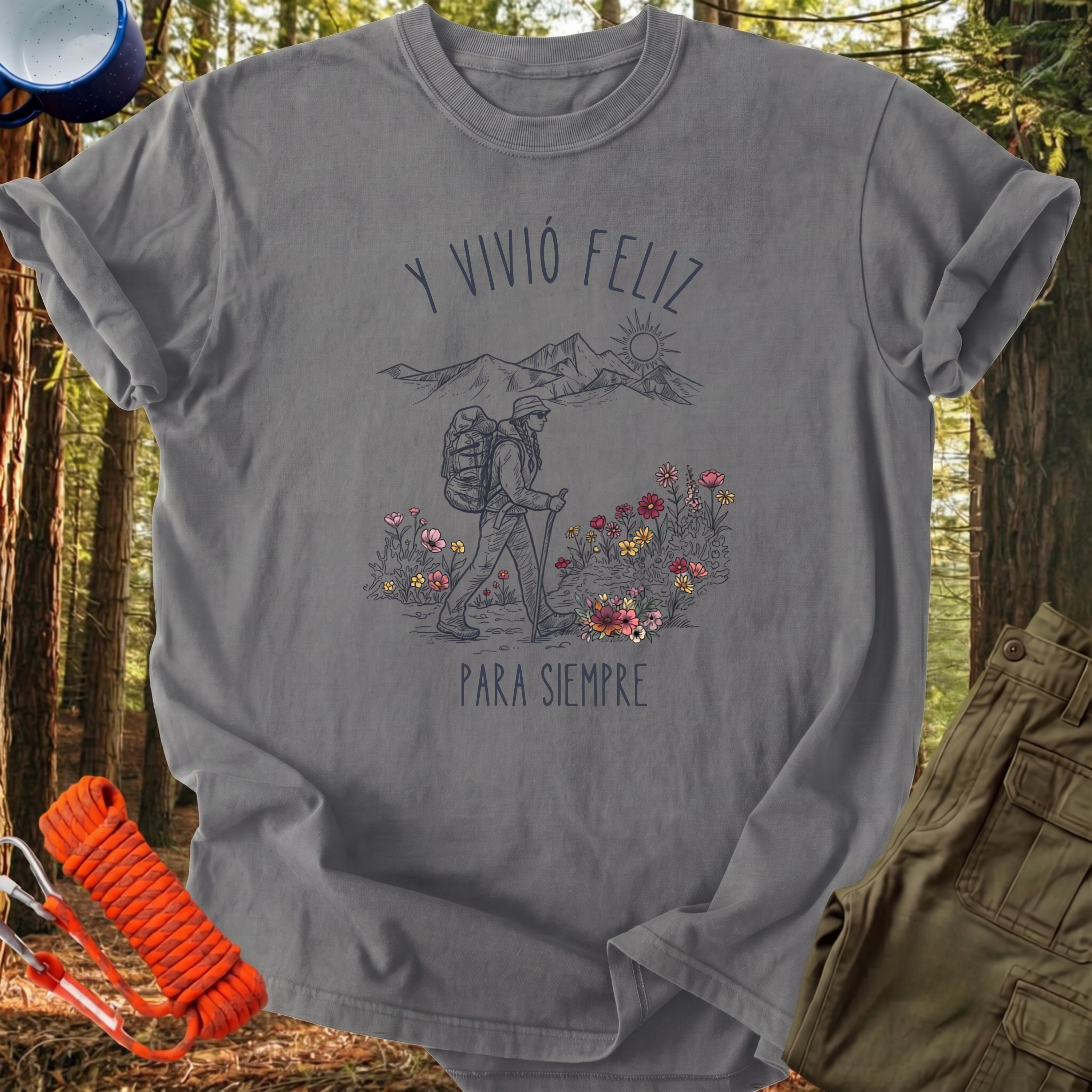 Camiseta Y Vivió Feliz