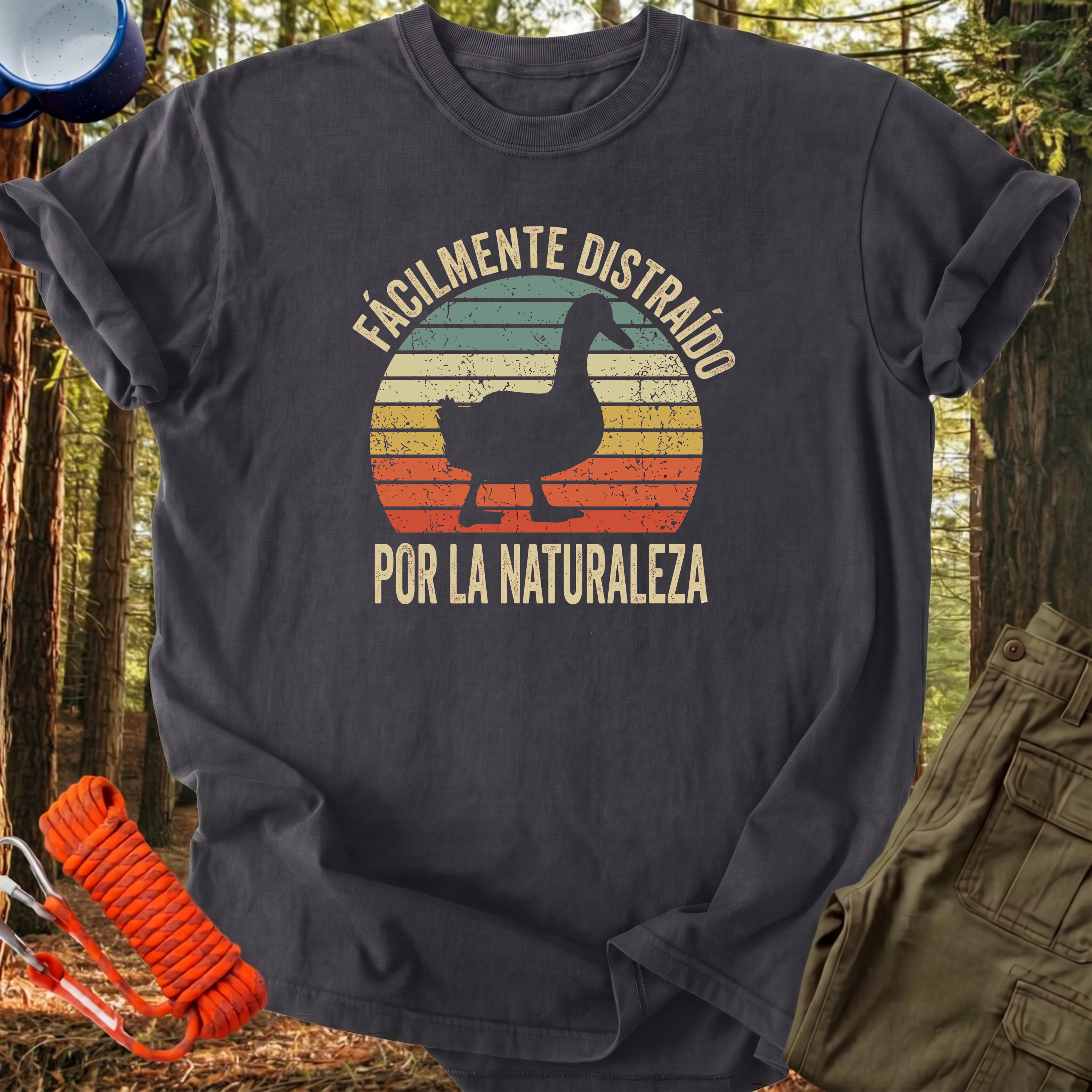 Camiseta Fácilmente Distraído