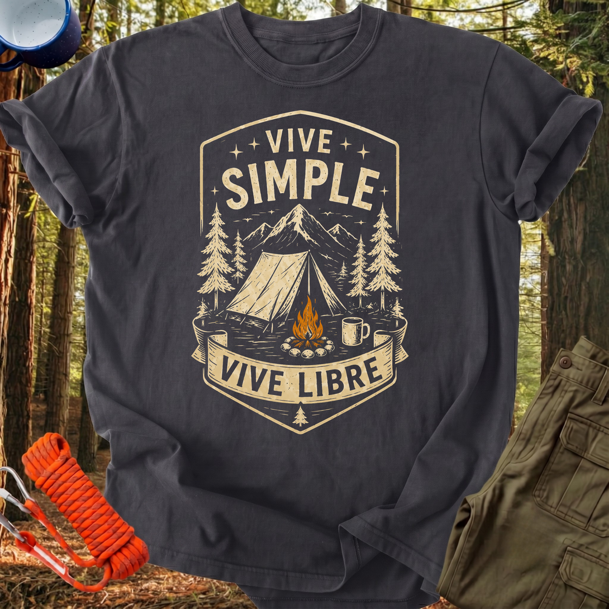 Camiseta Vive Simple