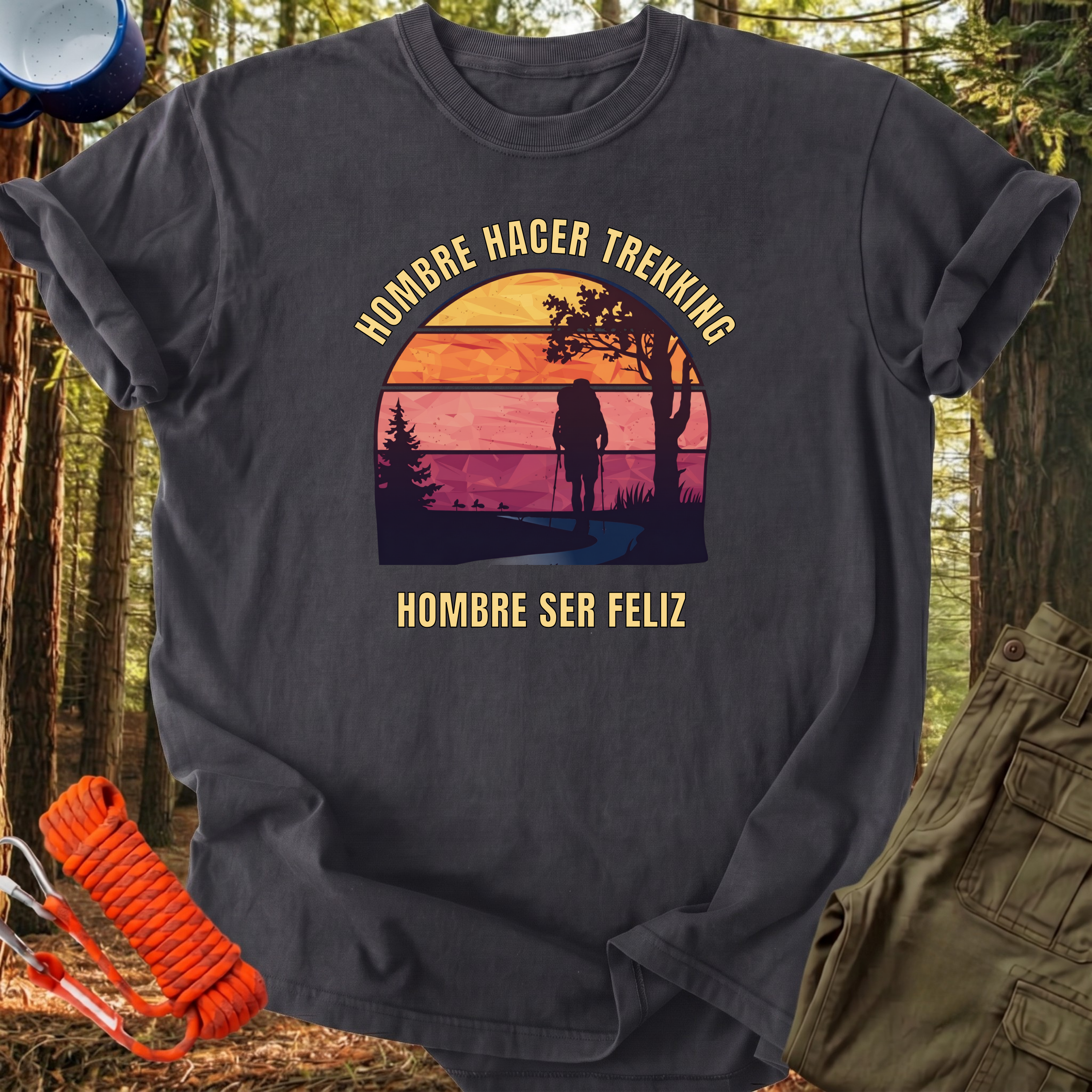 Camiseta Hombre Ser Feliz