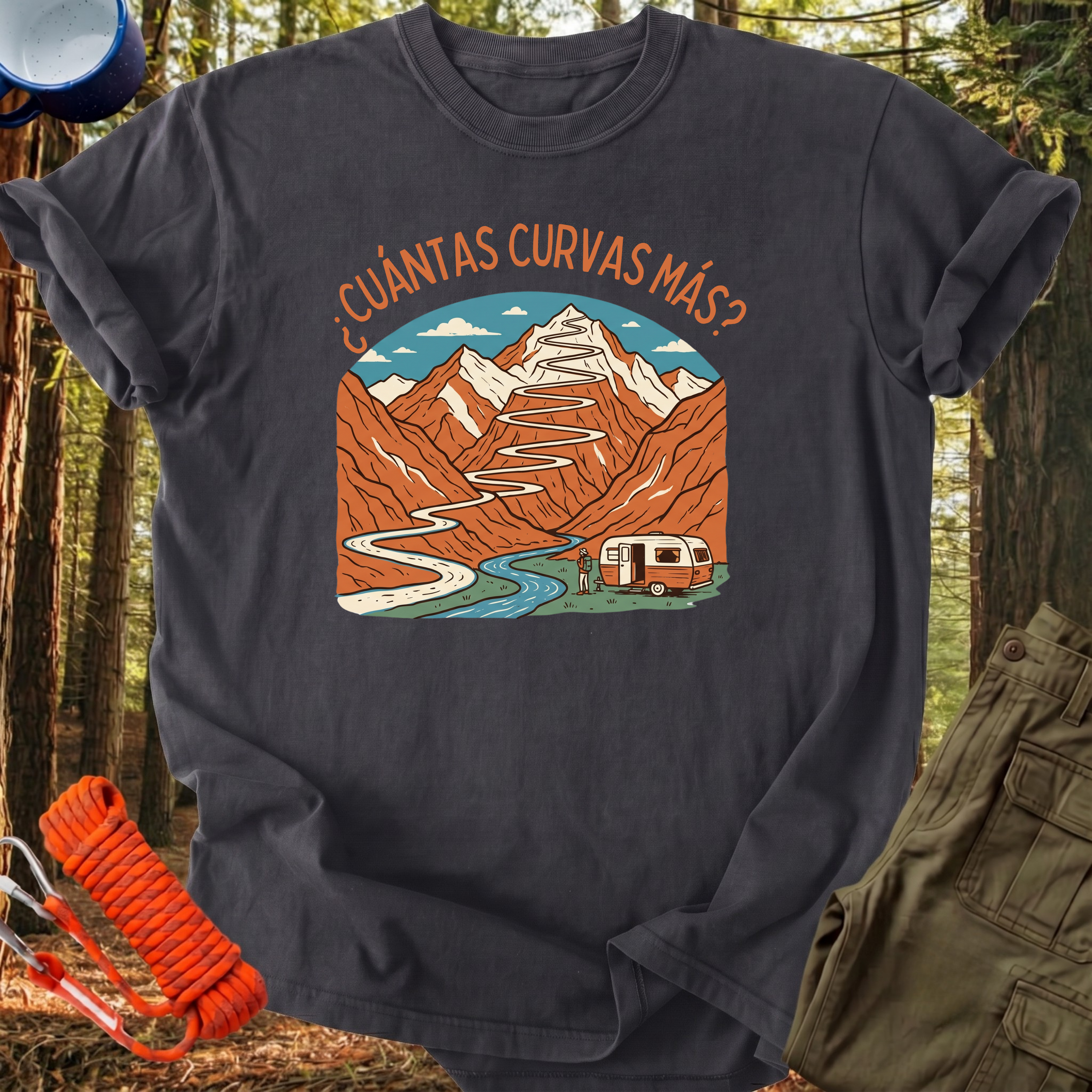 Camiseta ¿Cuántas Curvas Más?