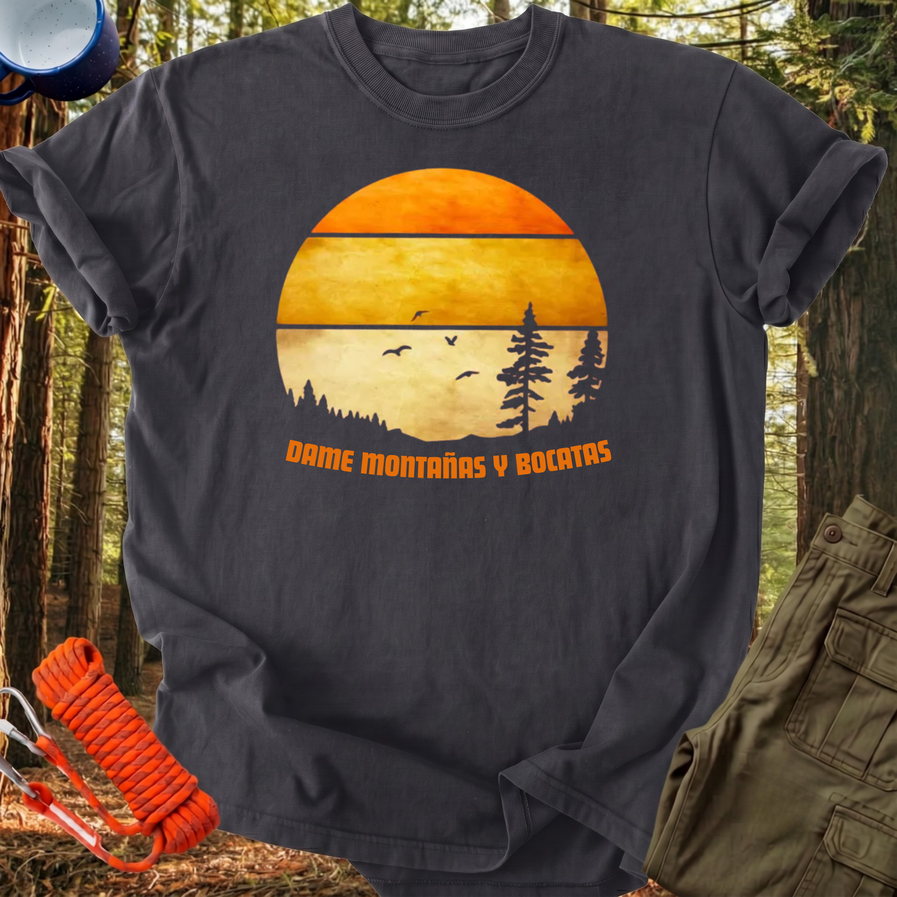 Camiseta Dame Montaña y Bocatas