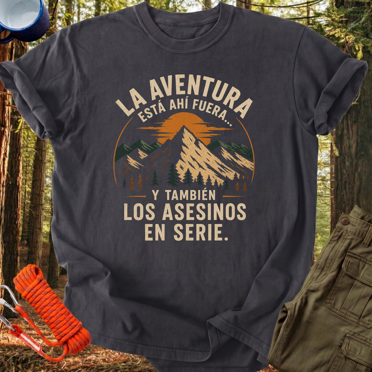 Camiseta La Aventura está Ahí Fuera