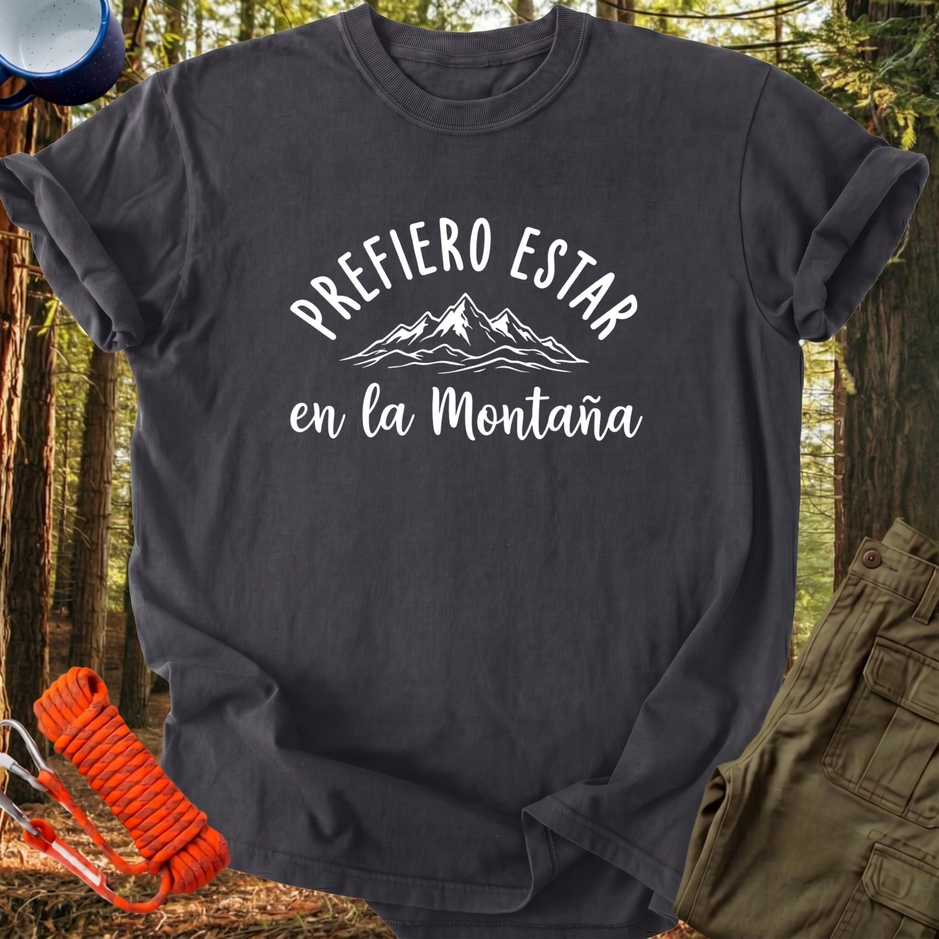 Camiseta Prefiero Estar en la Montaña