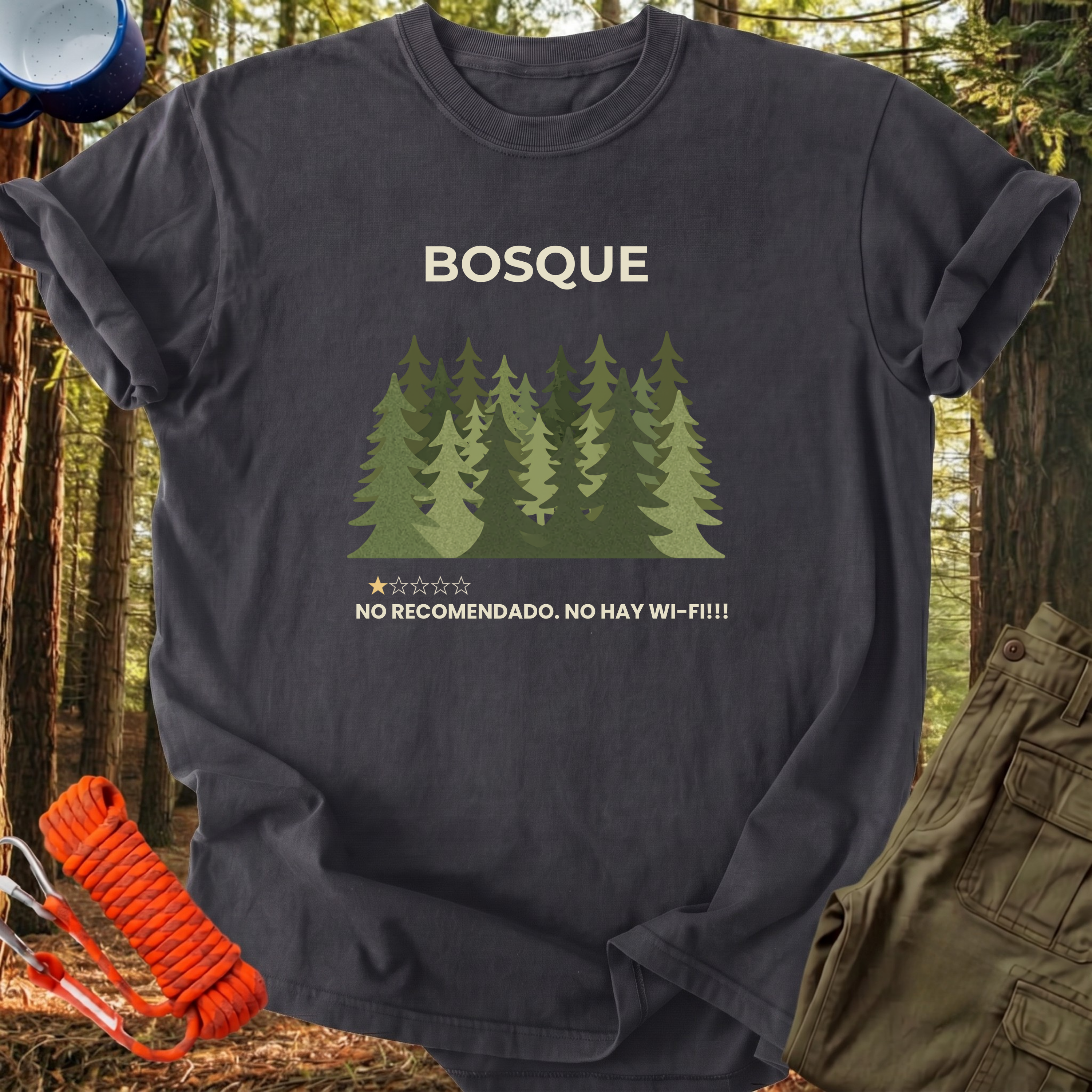 Camiseta Bosque No Recomendado