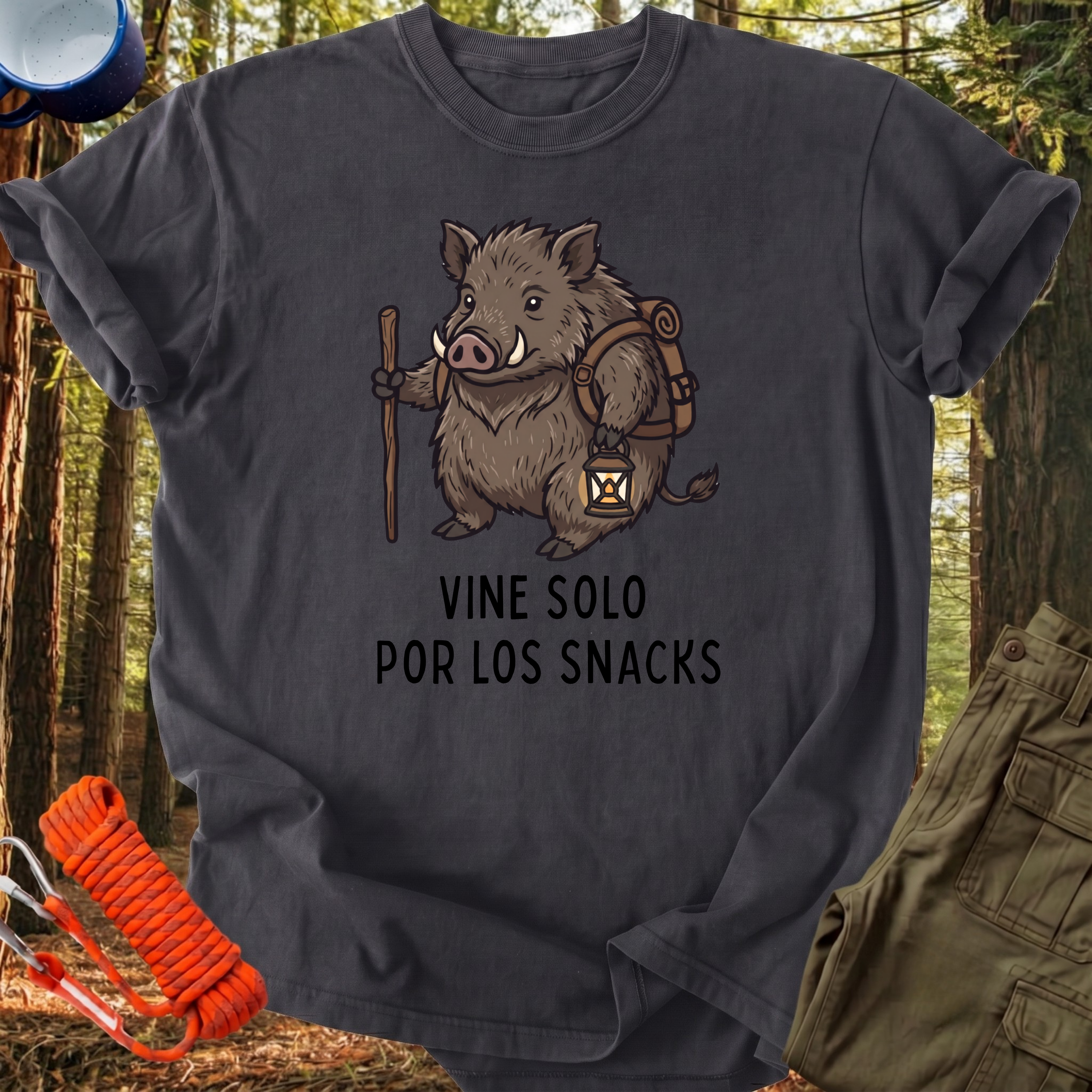 Camiseta Vine Solo por los Snacks