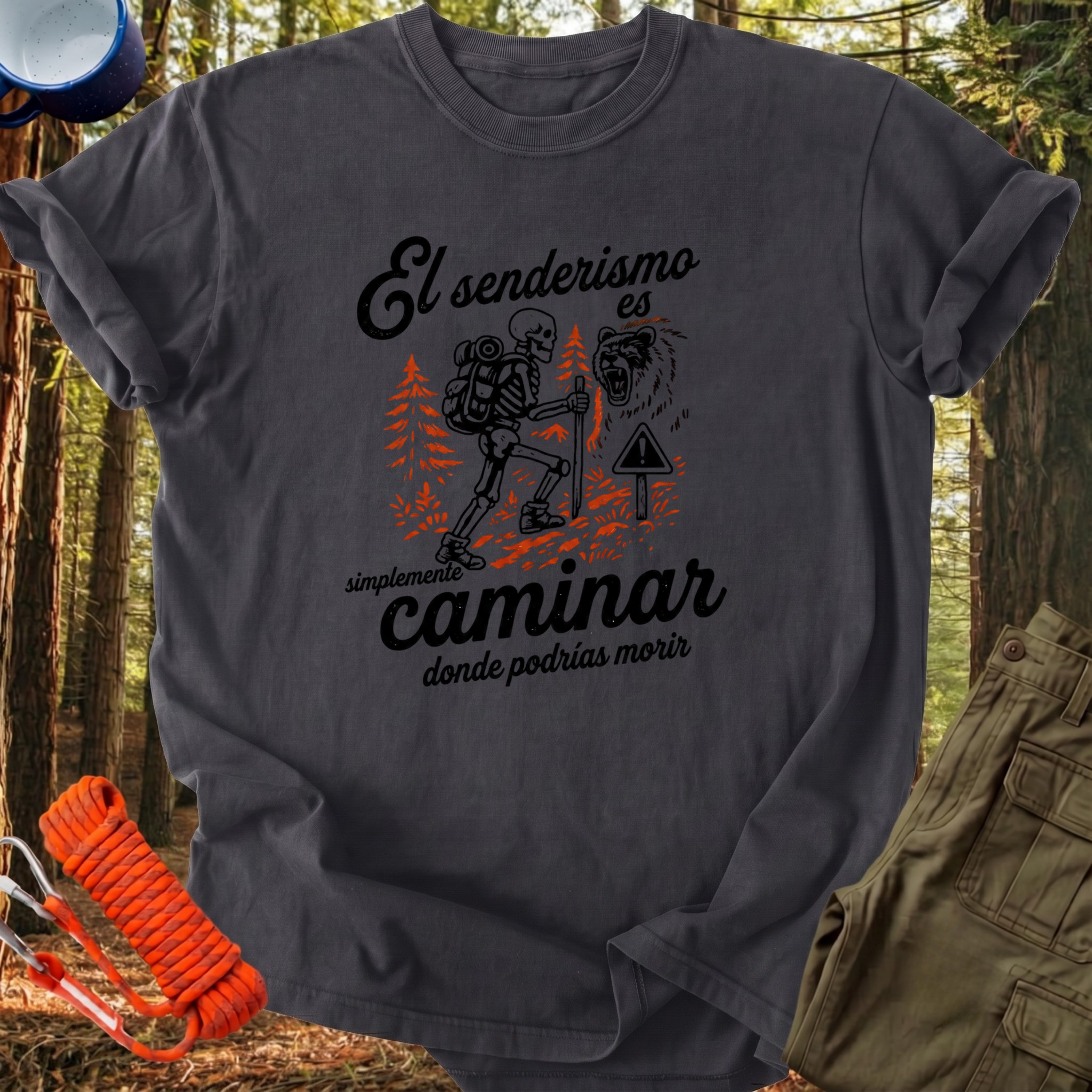 Camiseta El Senderismo Es