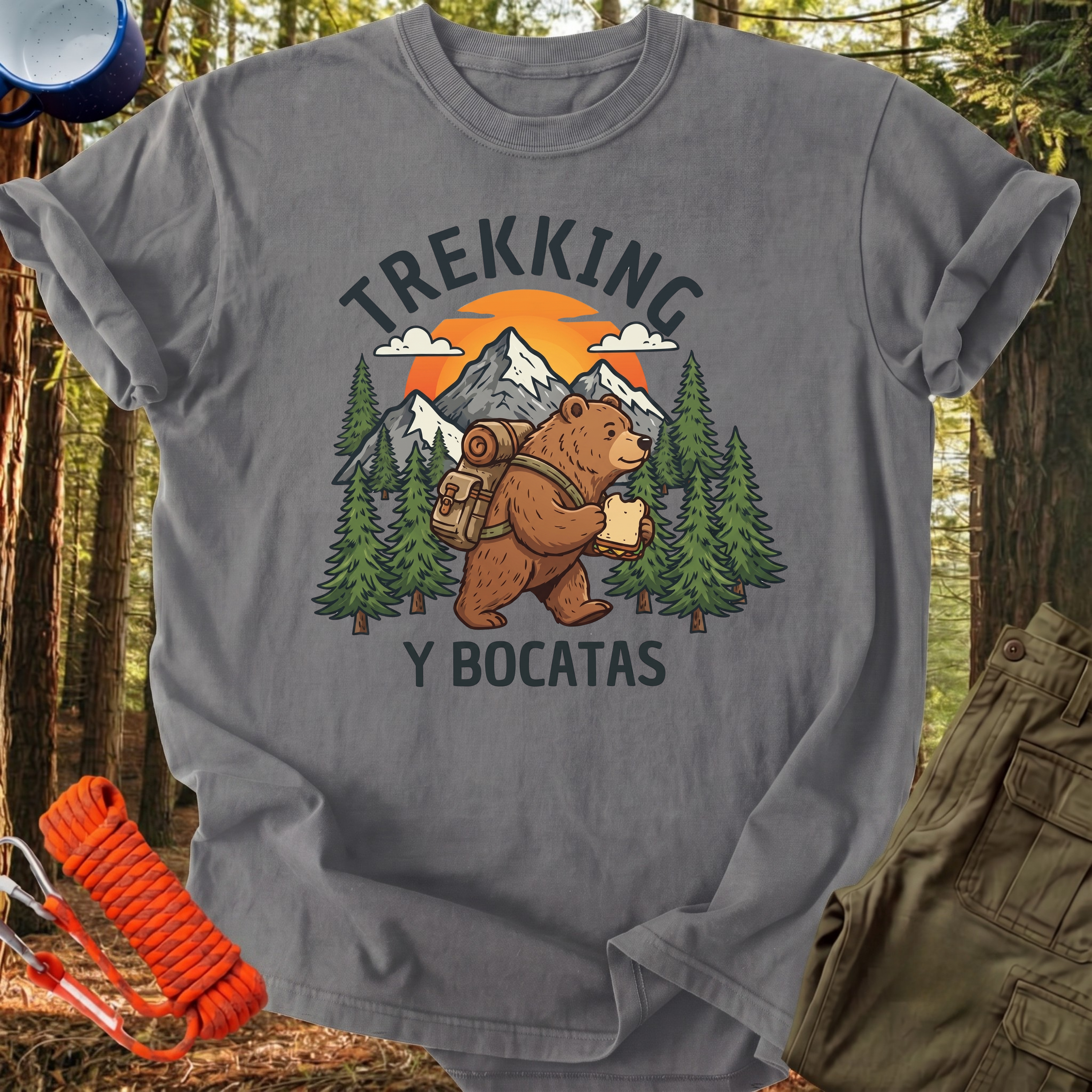 Camiseta Trekking y Bocatas