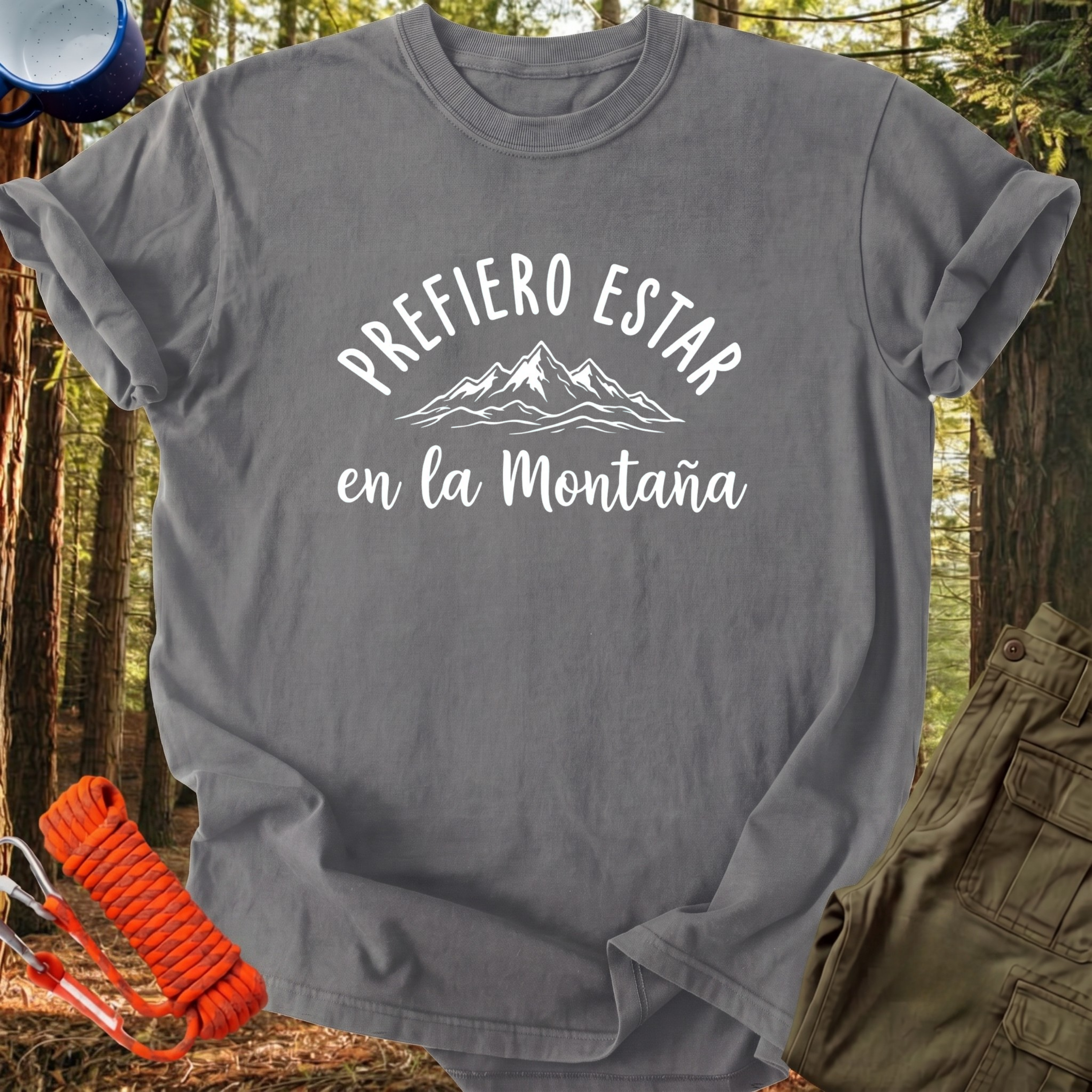 Camiseta Prefiero Estar en la Montaña