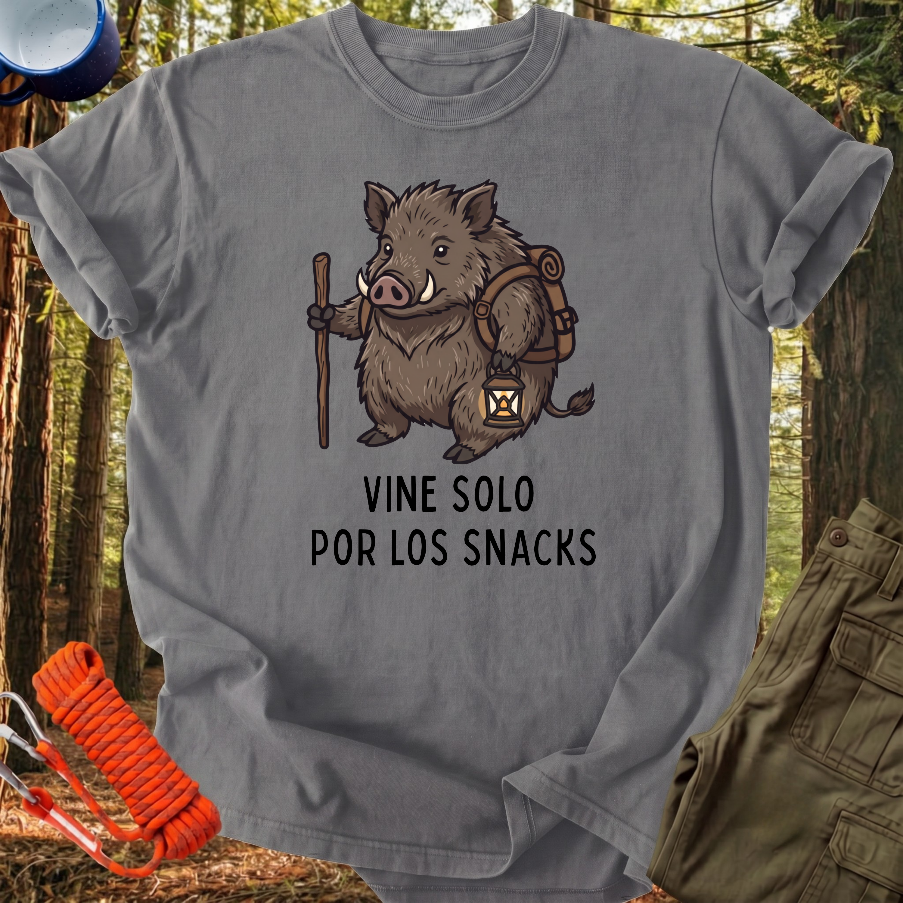 Camiseta Vine Solo por los Snacks